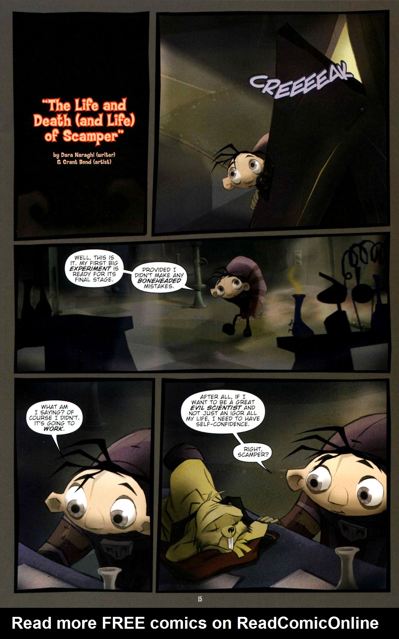Read online Igor Movie Prequel comic -  Issue #1 - 17