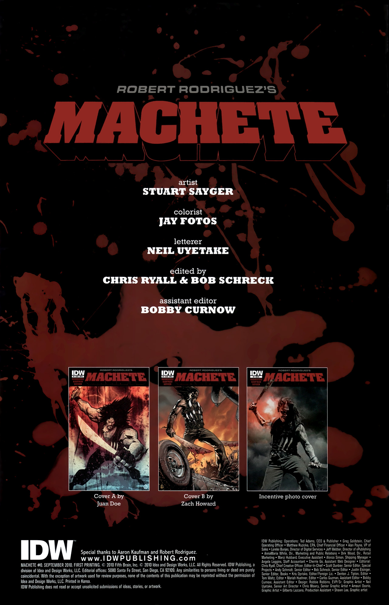 Read online Machete comic -  Issue # Full - 3