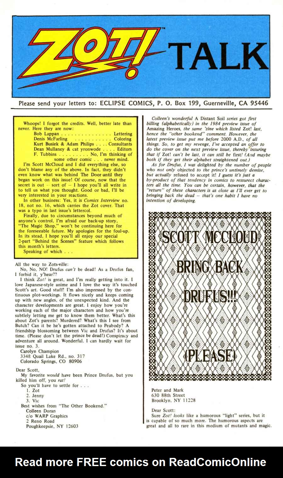 Read online Zot! comic -  Issue #8 - 27