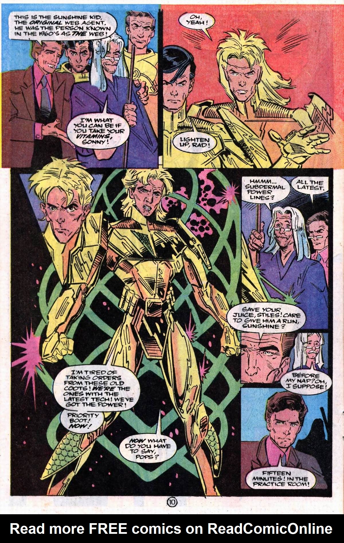 Read online The Web (1991) comic -  Issue #2 - 11