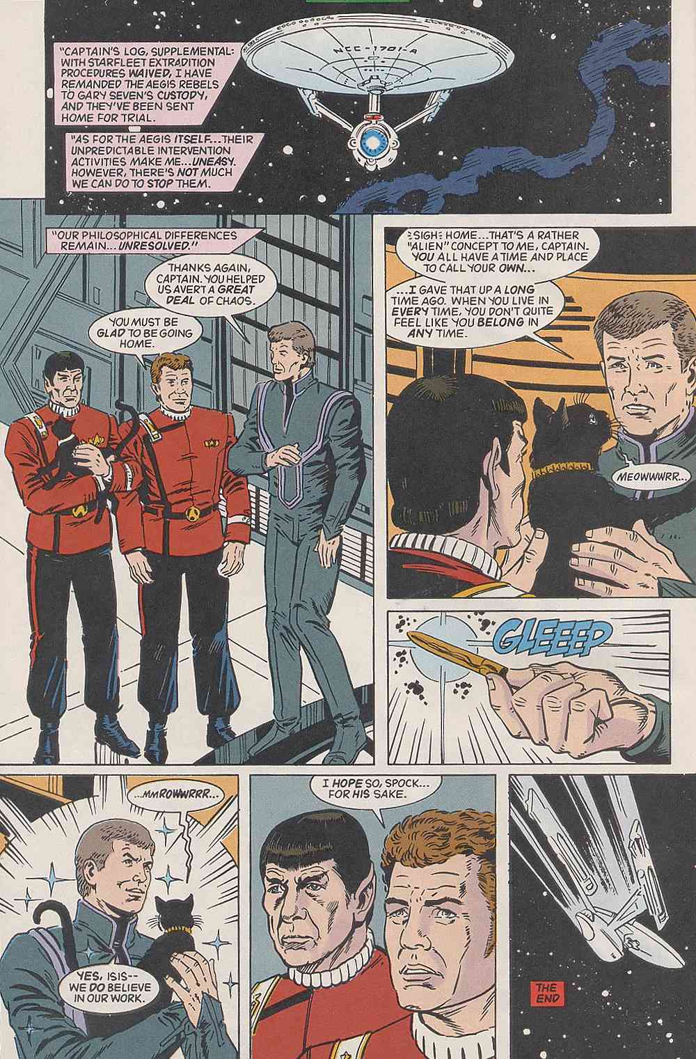 Read online Star Trek (1989) comic -  Issue #50 - 57
