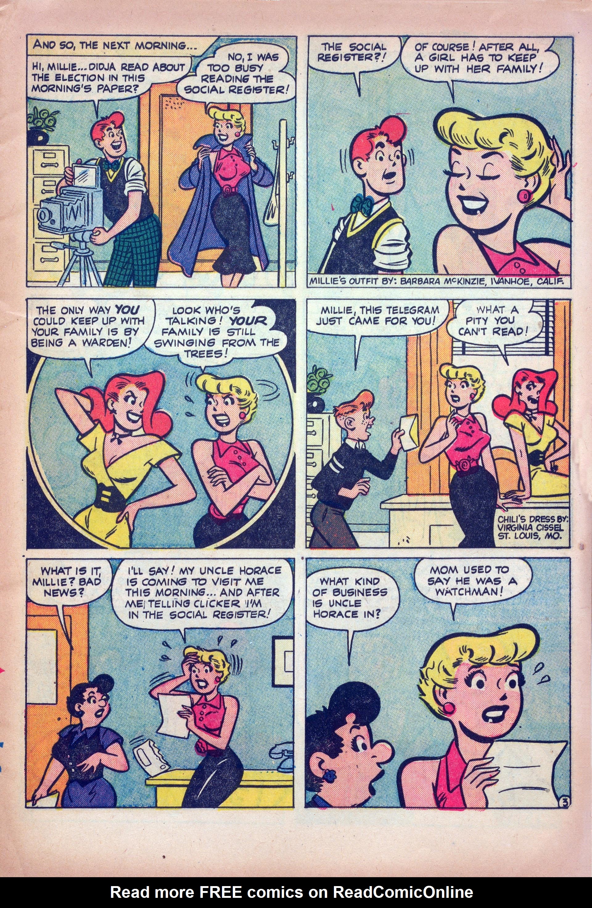 Read online Millie the Model comic -  Issue #36 - 5