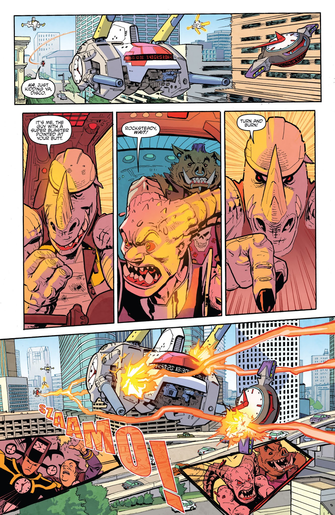 Read online Teenage Mutant Ninja Turtles: Bebop & Rocksteady Hit the Road comic -  Issue #3 - 18