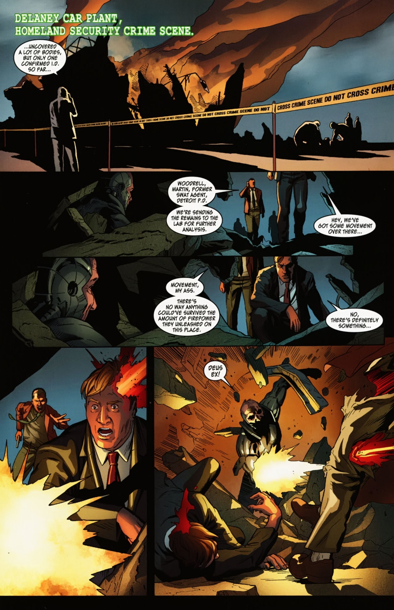 Read online Deus Ex comic -  Issue #5 - 14