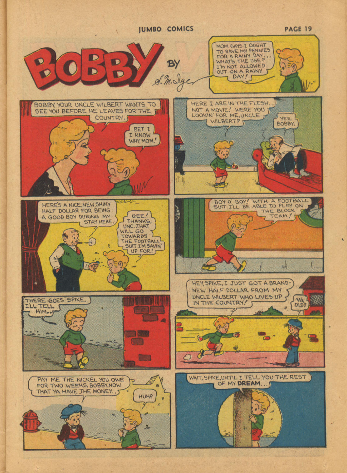Read online Jumbo Comics comic -  Issue #36 - 21