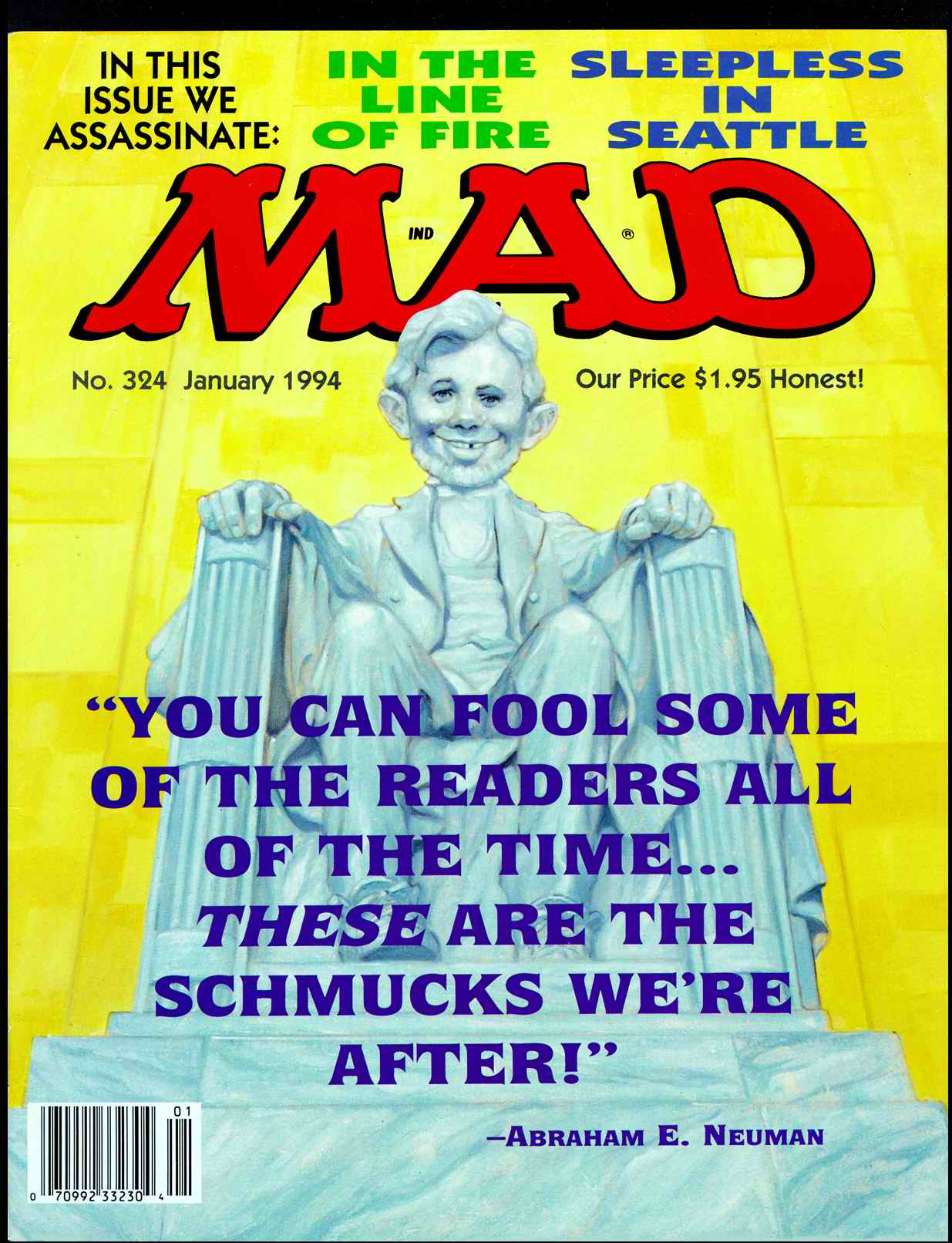 Read online MAD comic -  Issue #324 - 1