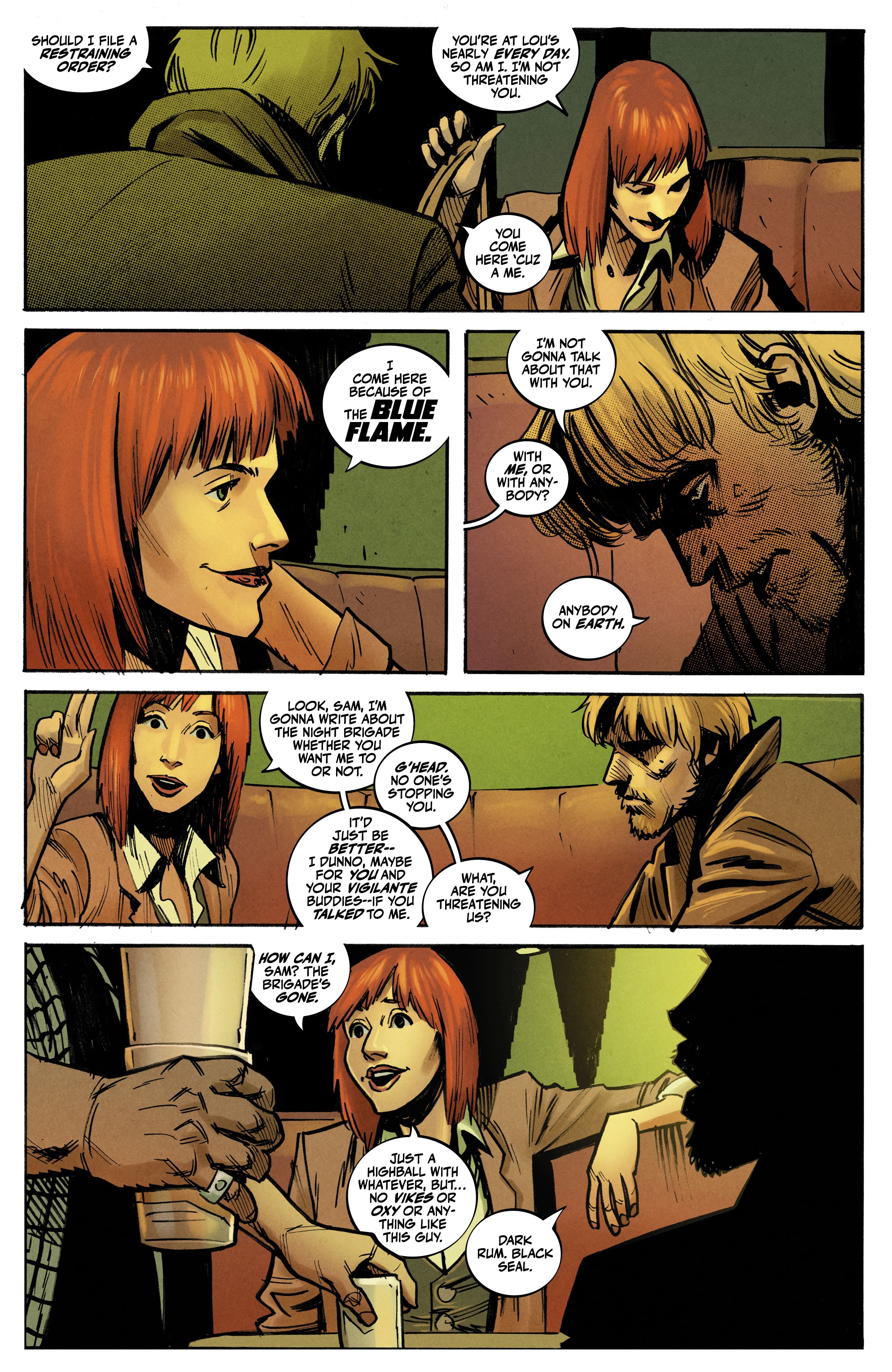 Read online The Blue Flame comic -  Issue #3 - 14