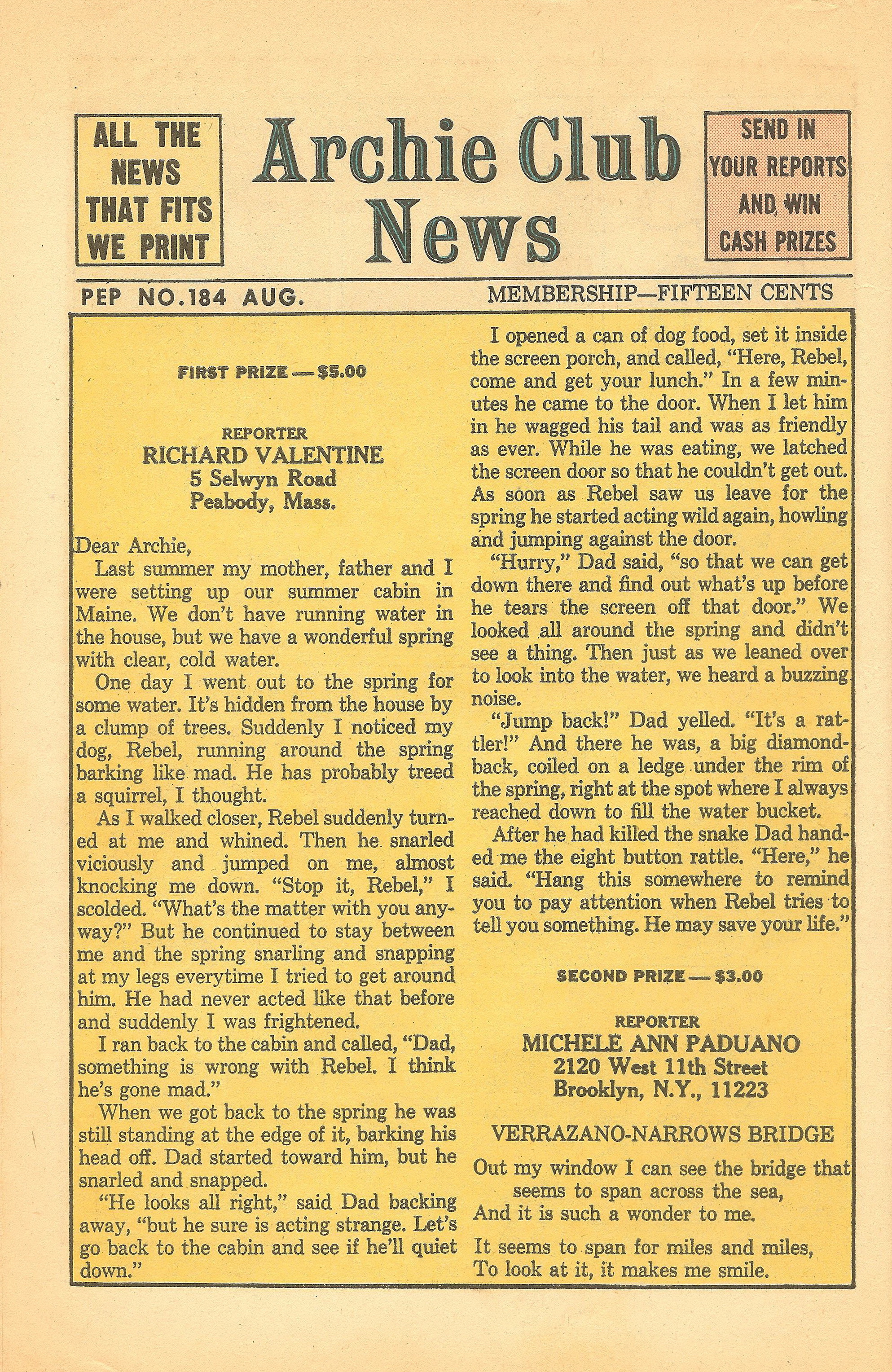 Read online Pep Comics comic -  Issue #184 - 26