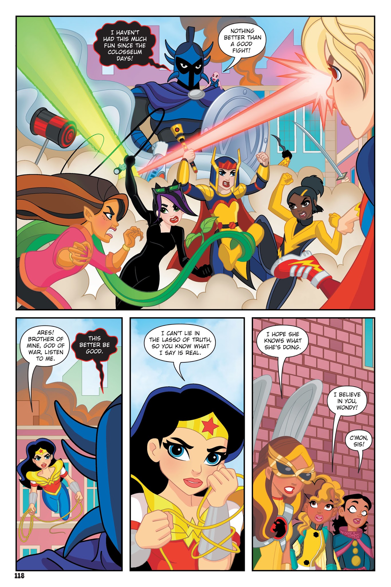 Read online DC Super Hero Girls: Summer Olympus comic -  Issue # TPB - 114