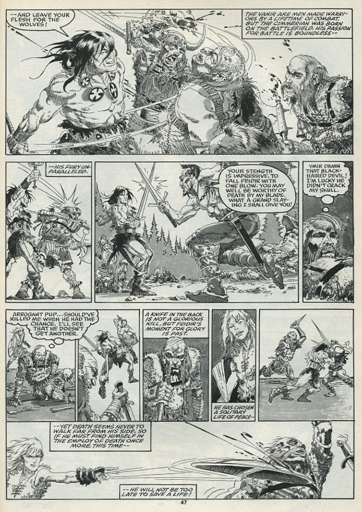 Read online The Savage Sword Of Conan comic -  Issue #182 - 49