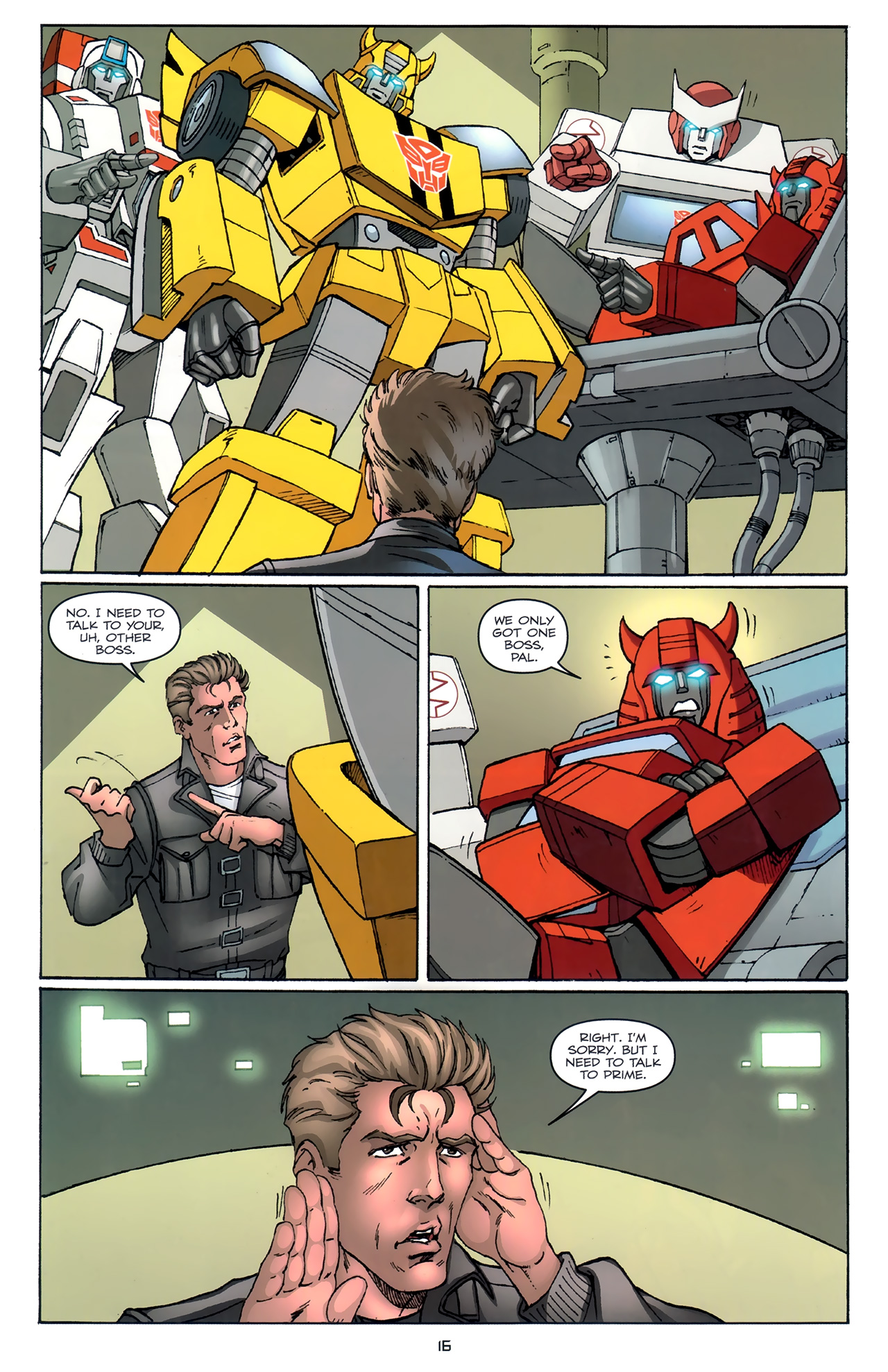 Read online The Transformers (2009) comic -  Issue #9 - 19