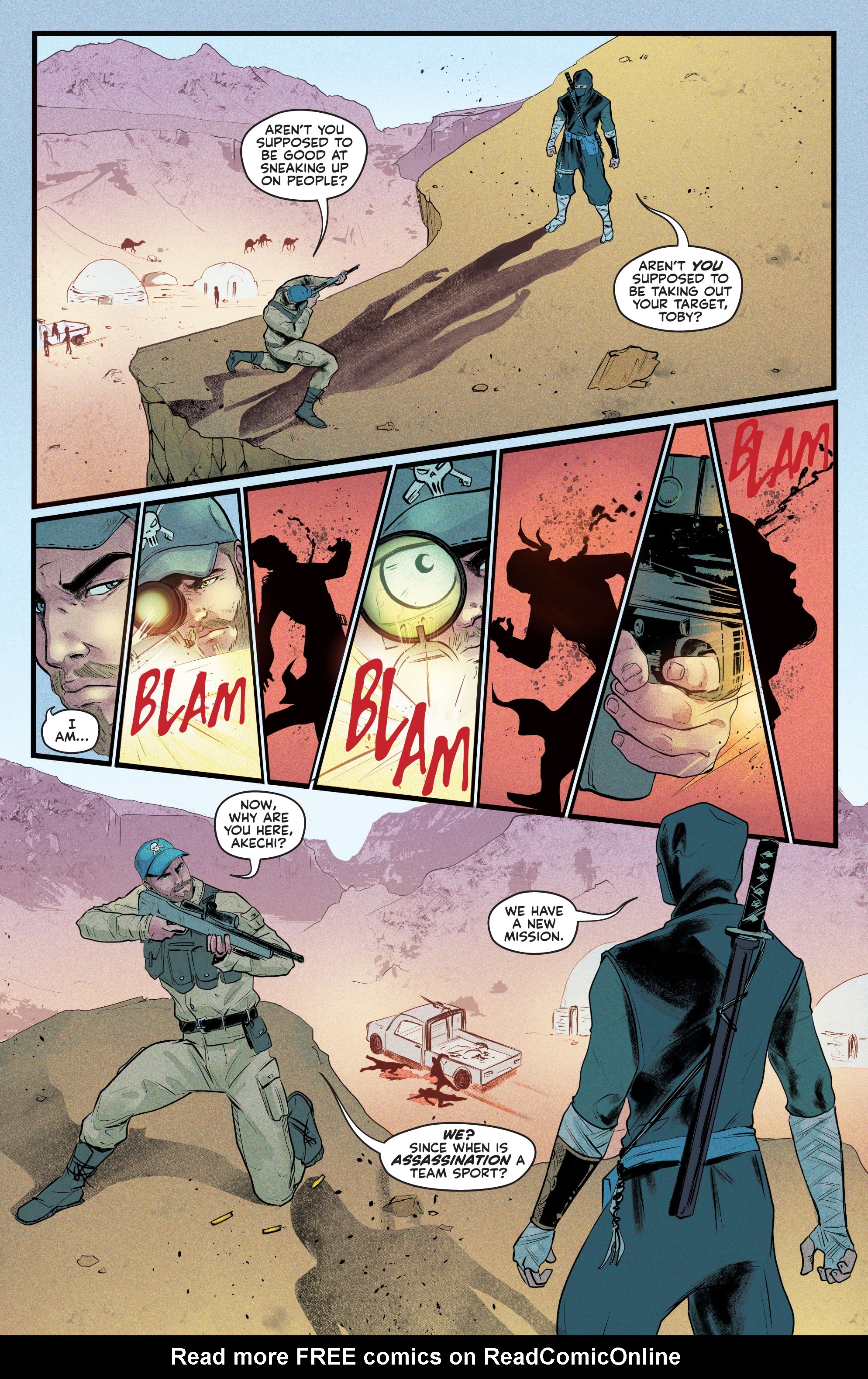Read online Artemis and the Assassin comic -  Issue #3 - 4
