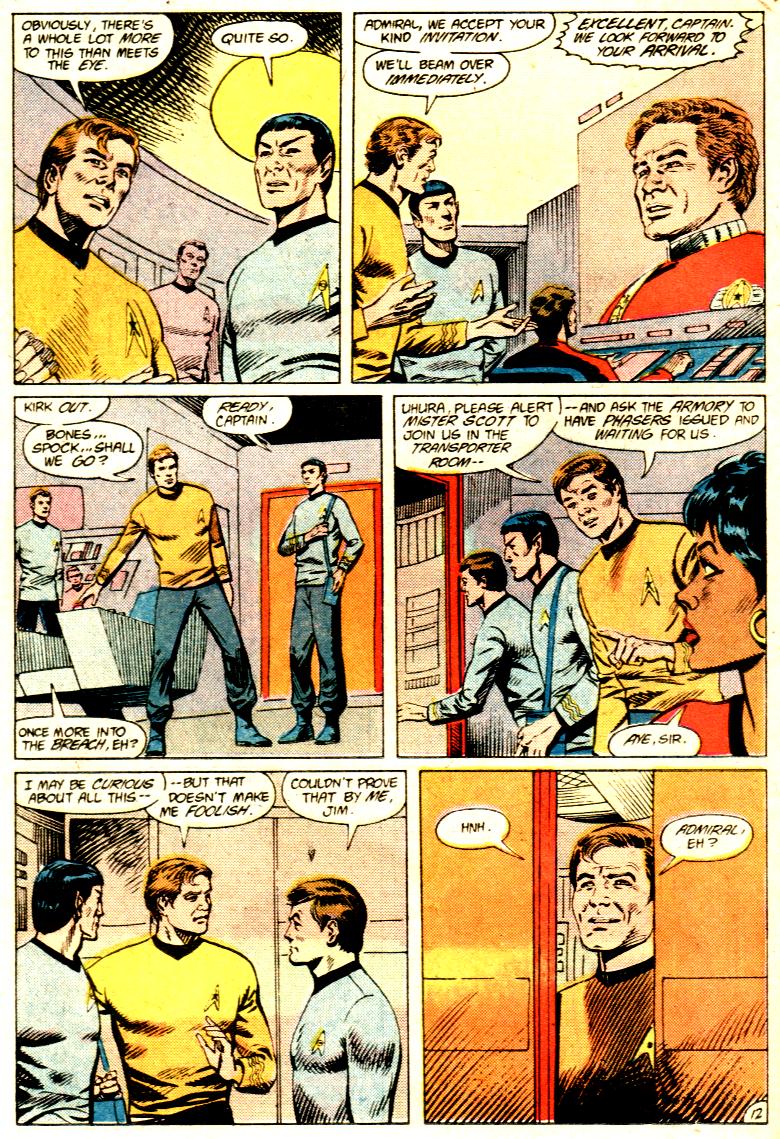 Read online Star Trek (1984) comic -  Issue #33 - 12