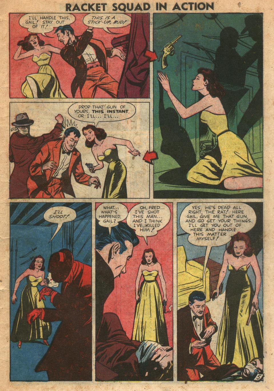 Read online Racket Squad in Action comic -  Issue #3 - 7