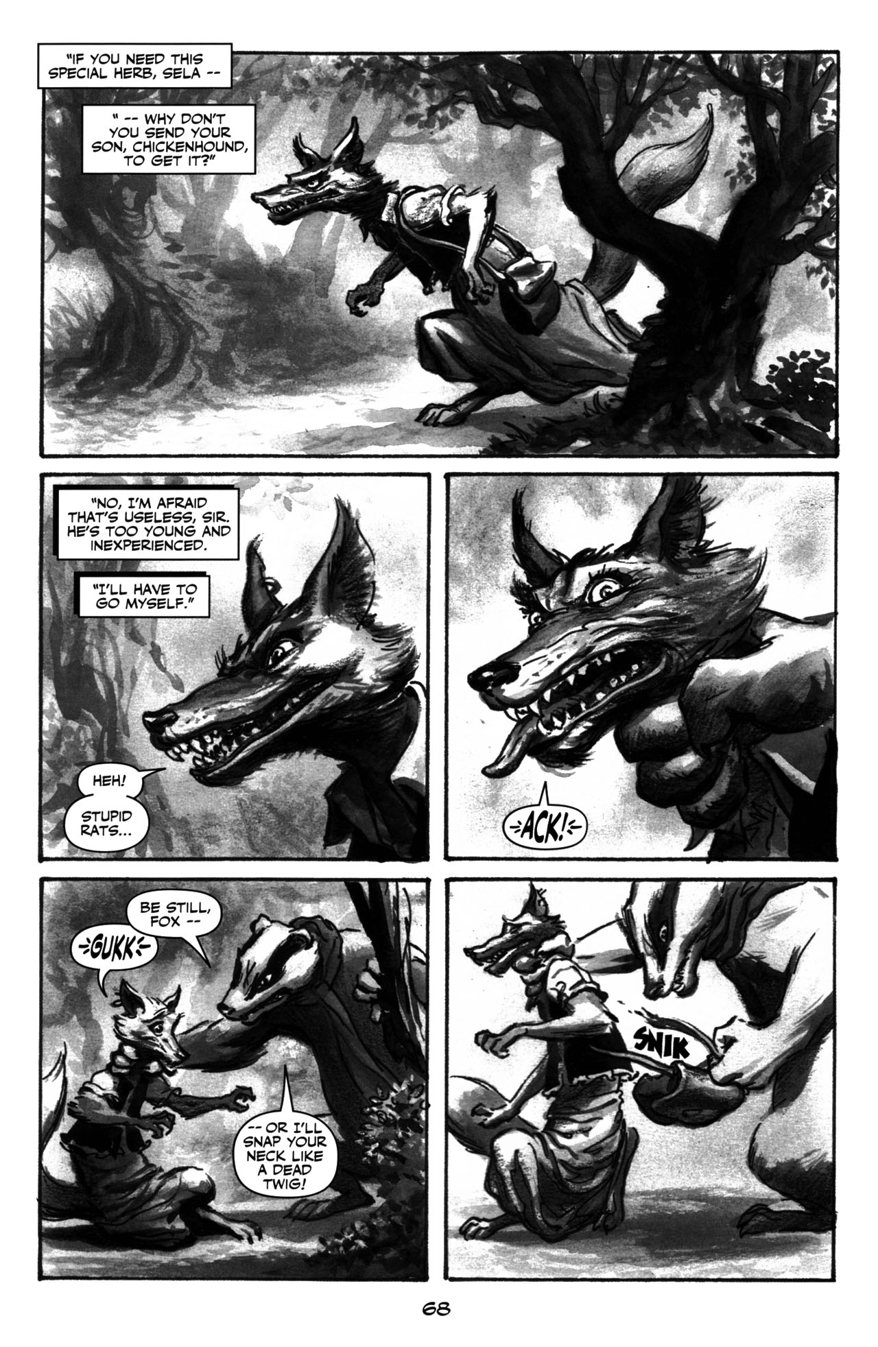 Read online Redwall: The Graphic Novel comic -  Issue # TPB - 73