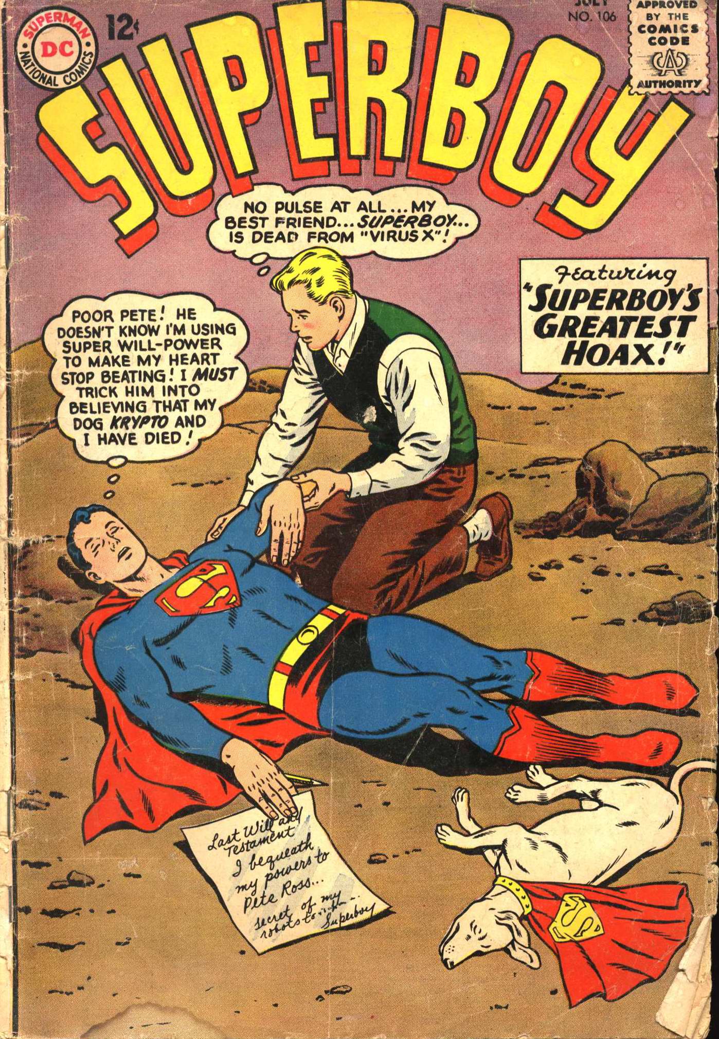 Read online Superboy (1949) comic -  Issue #106 - 1