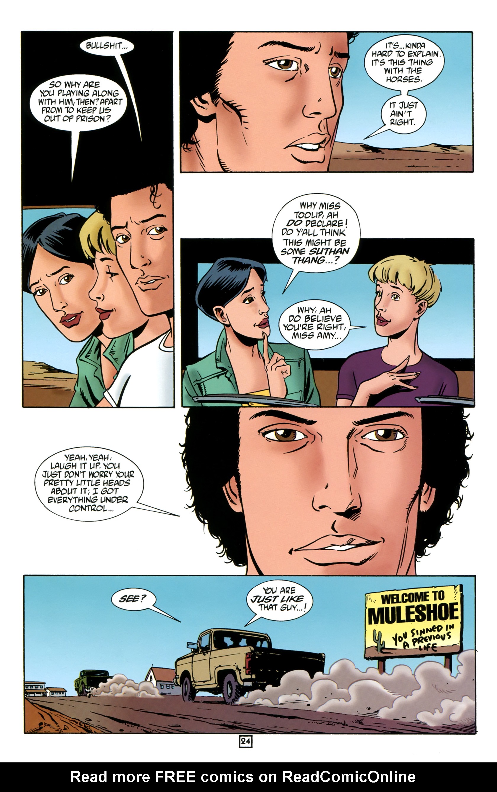 Read online Preacher: Tall in the Saddle comic -  Issue # Full - 26