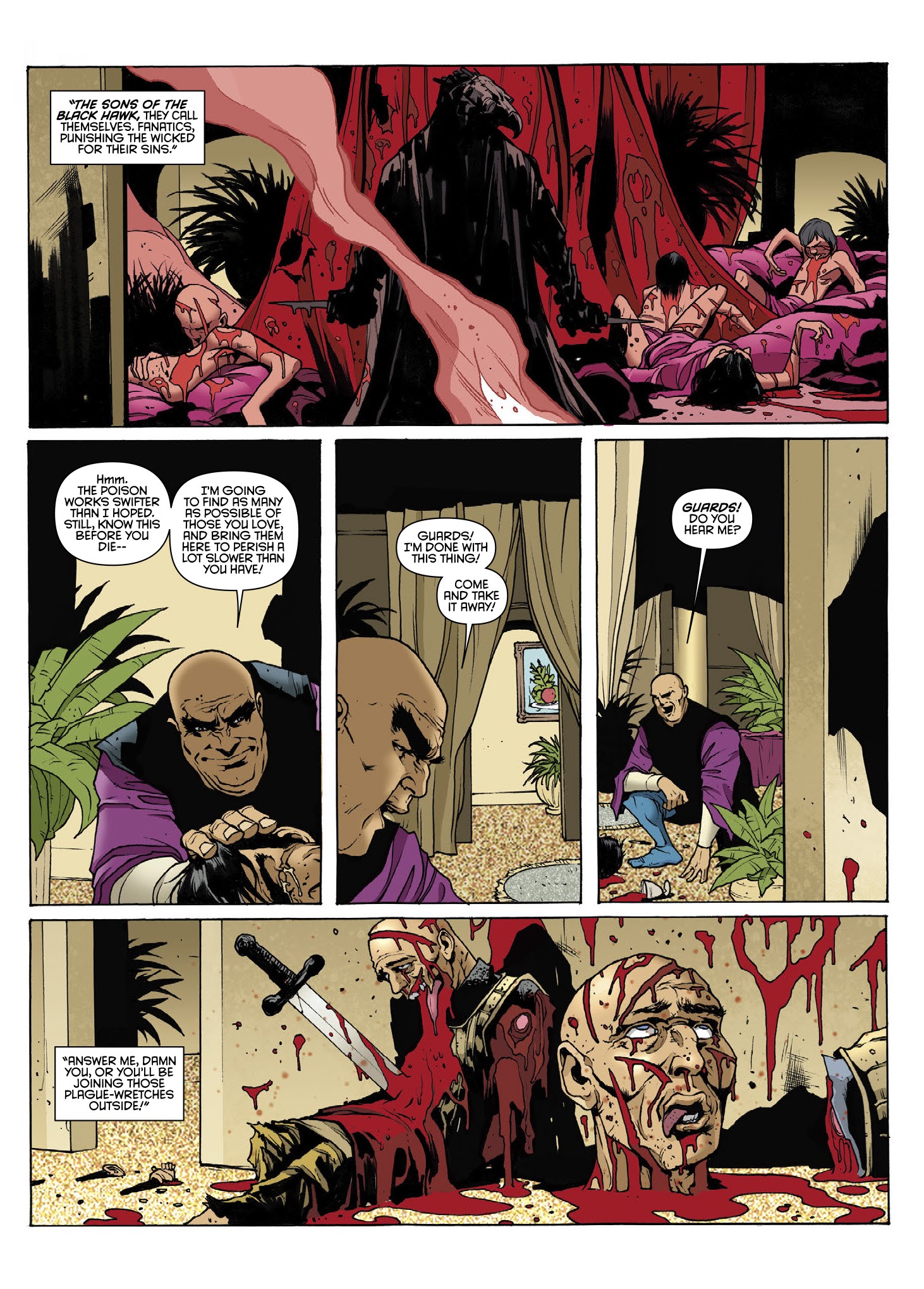 Read online Aquila: The Burning Fields comic -  Issue # TPB - 14