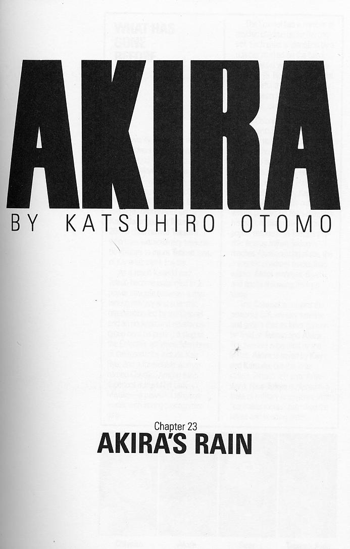 Read online Akira comic -  Issue #23 - 3