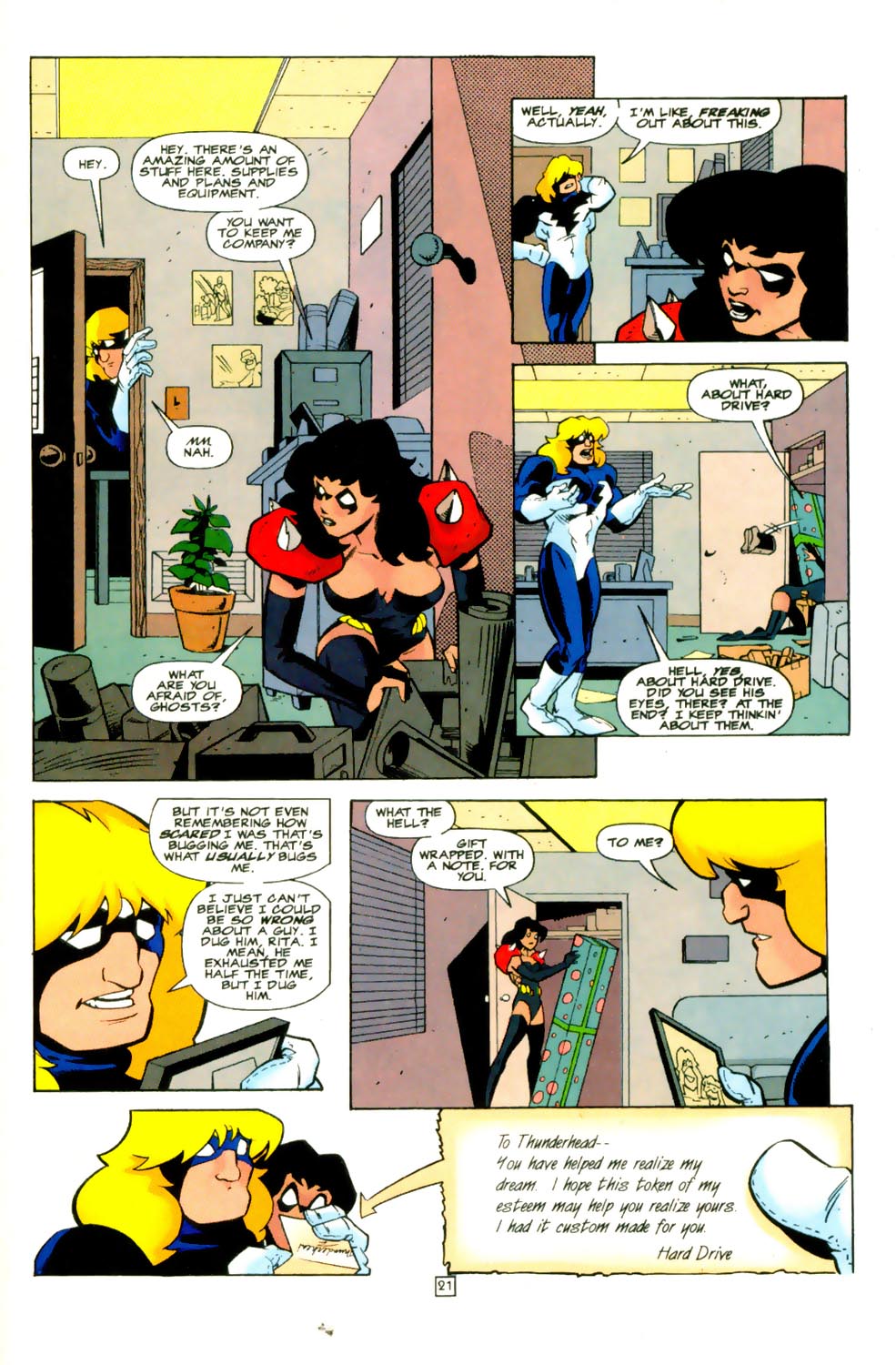 Read online Young Heroes in Love comic -  Issue #12 - 22