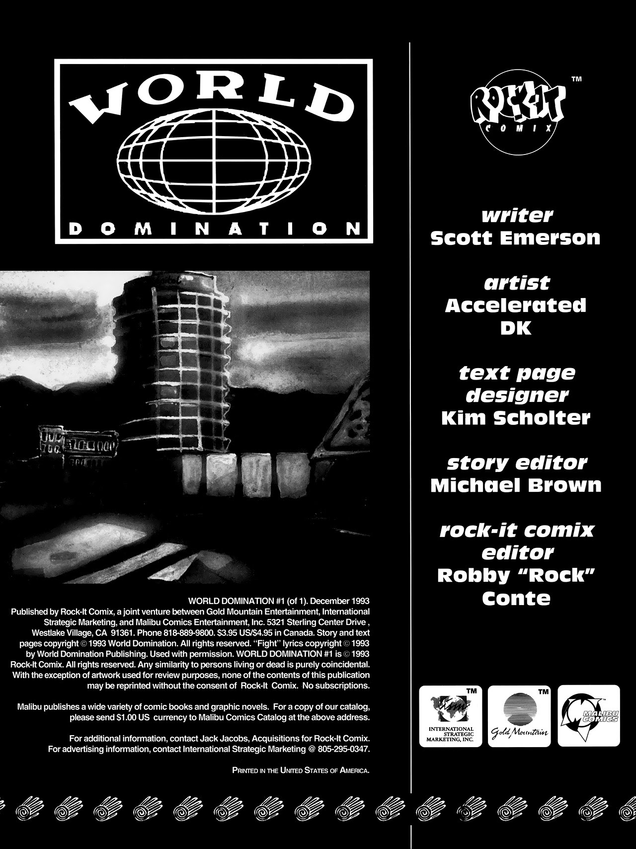 Read online World Domination comic -  Issue # Full - 3
