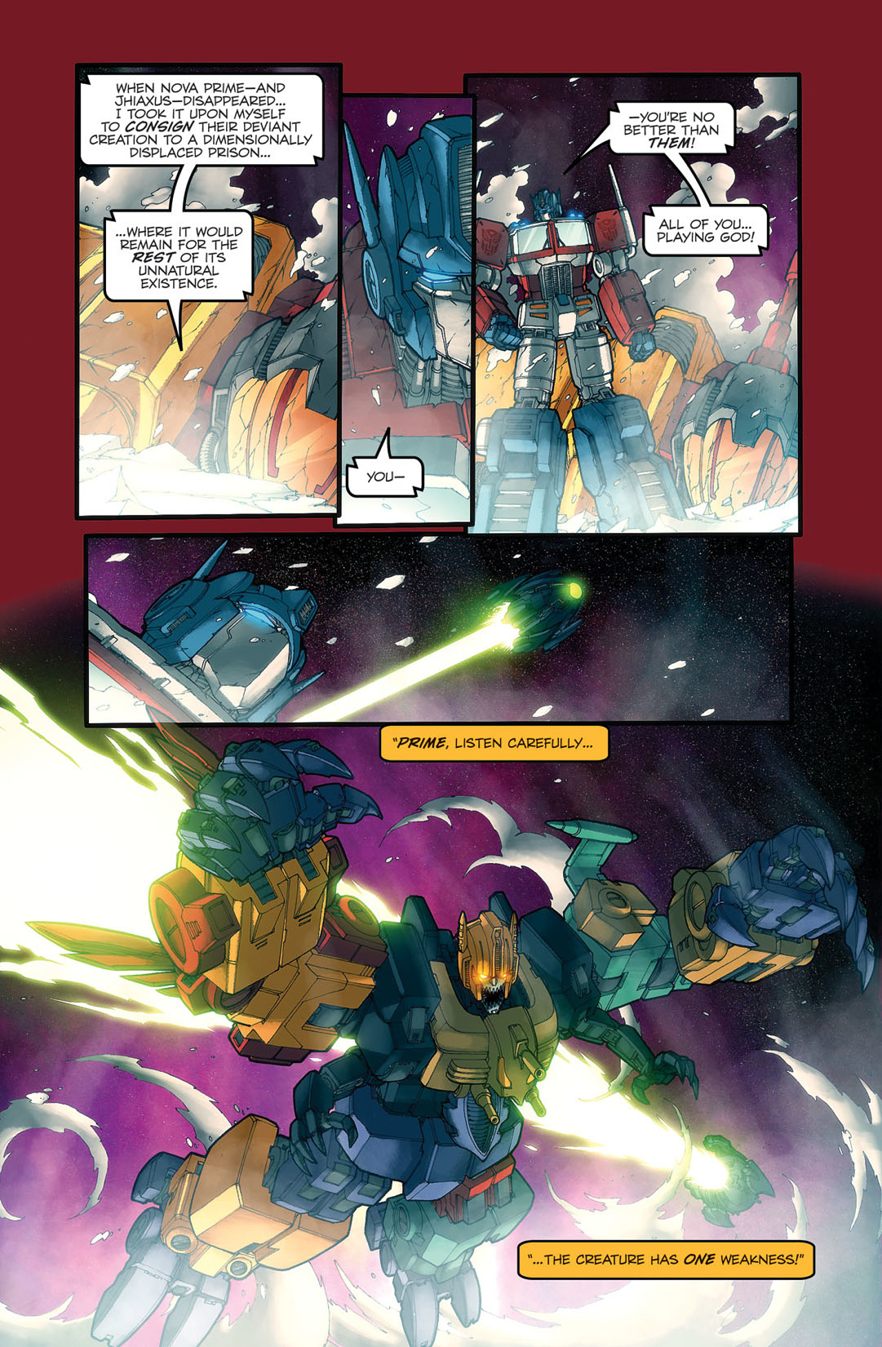 Read online Transformers Spotlight: Optimus Prime comic -  Issue # Full - 22