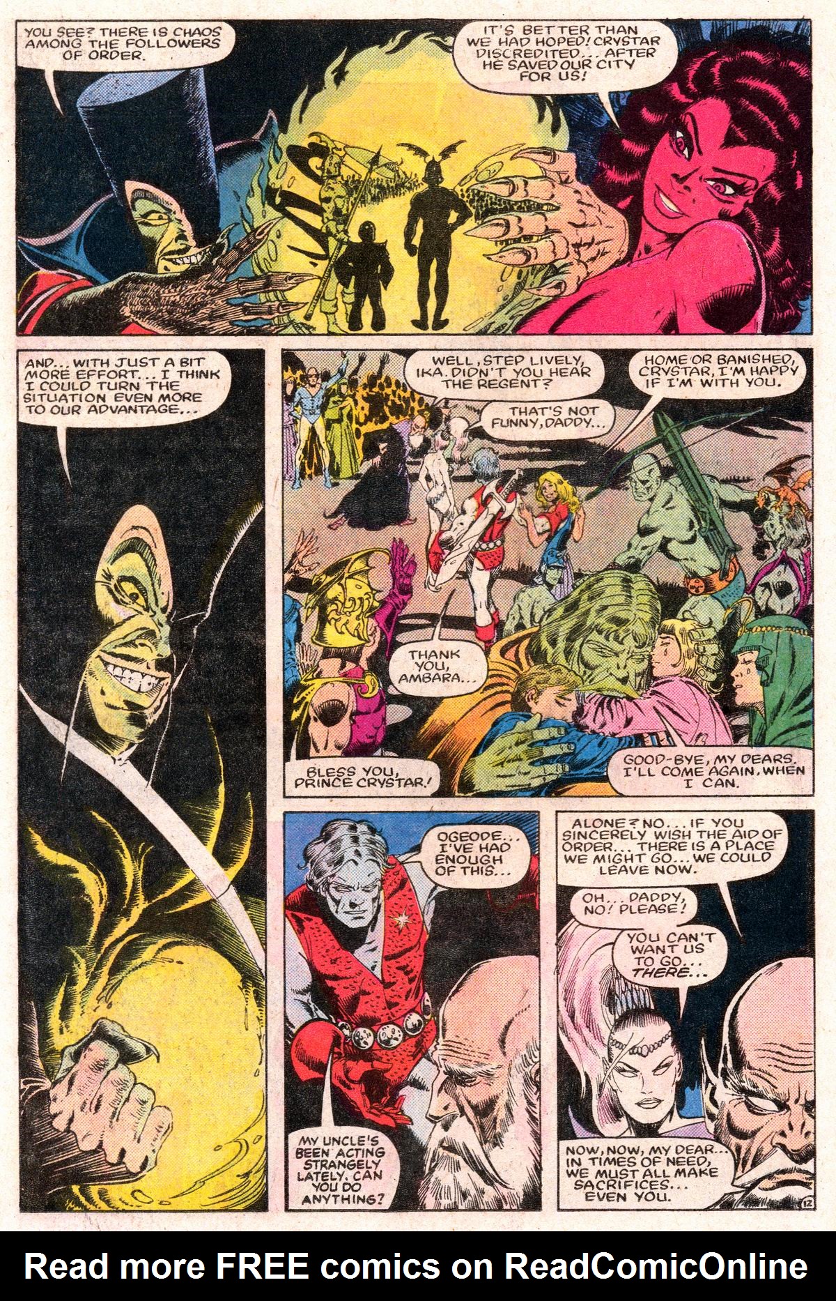 Read online The Saga of Crystar, Crystal Warrior comic -  Issue #7 - 13