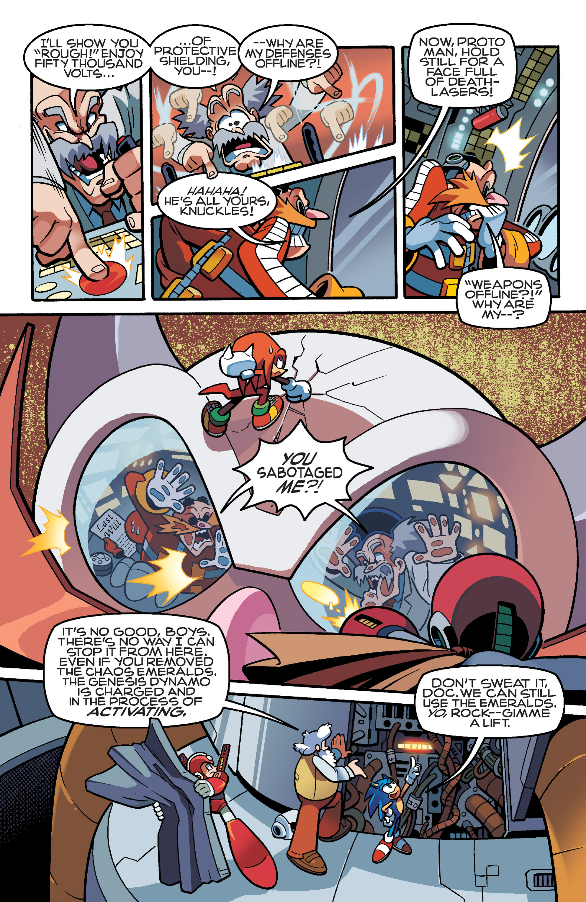 Read online Sonic Mega Man Worlds Collide comic -  Issue # Vol 3 - 105