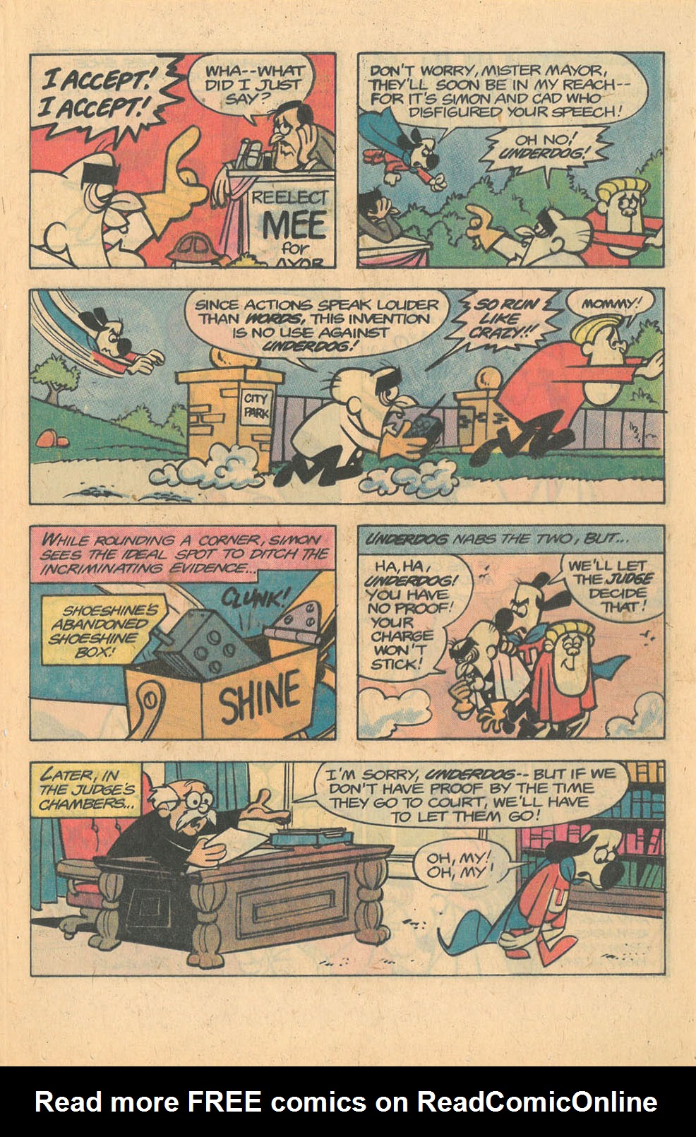 Read online Underdog (1975) comic -  Issue #14 - 25