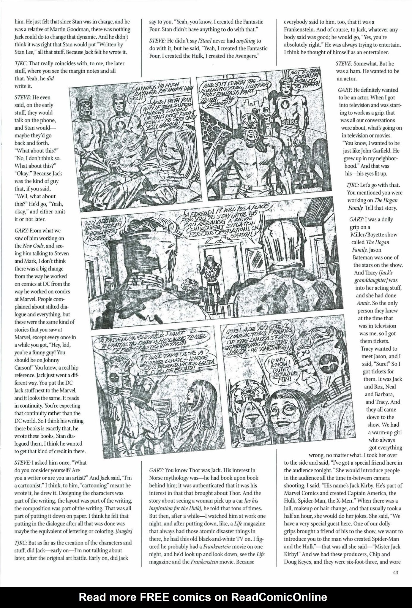 Read online The Jack Kirby Collector comic -  Issue #43 - 45
