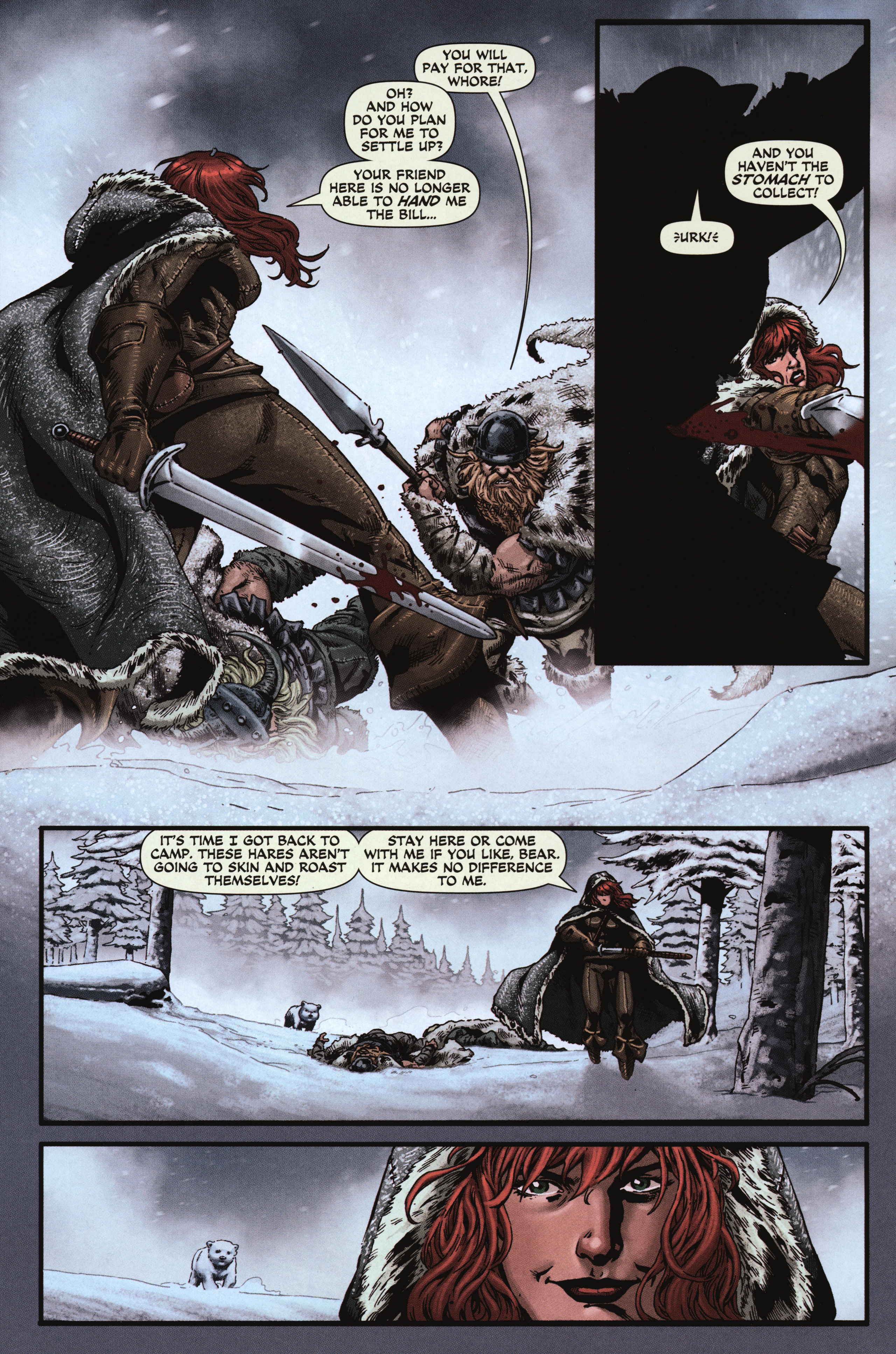 Read online Red Sonja: Berserker comic -  Issue # Full - 6