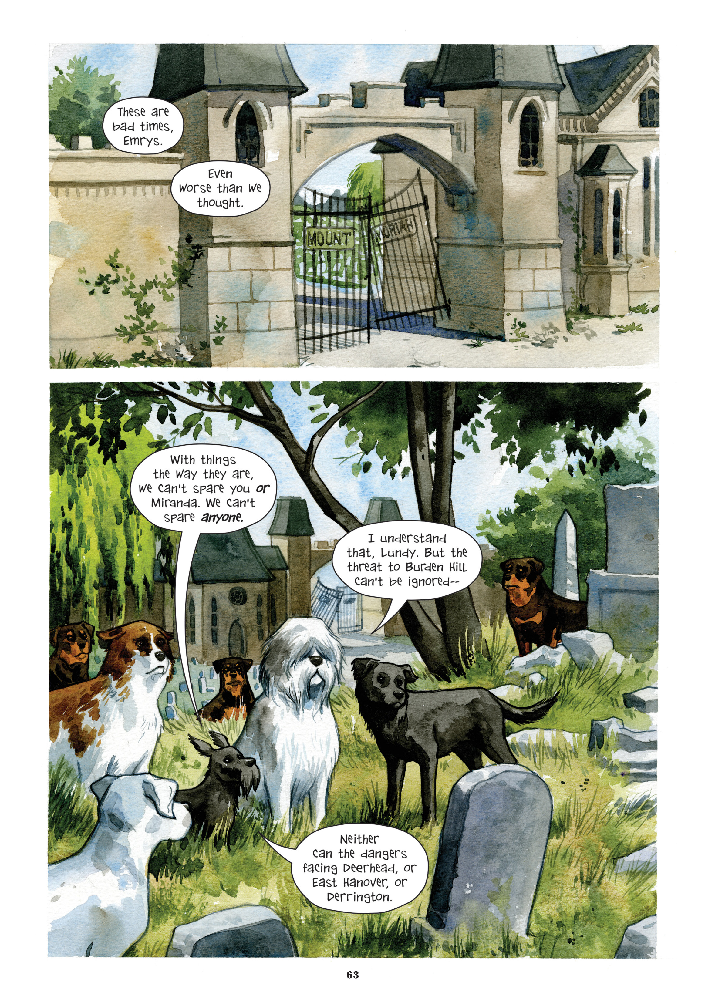 Read online Beasts of Burden: Neighborhood Watch (2019) comic -  Issue # TPB (Part 1) - 63