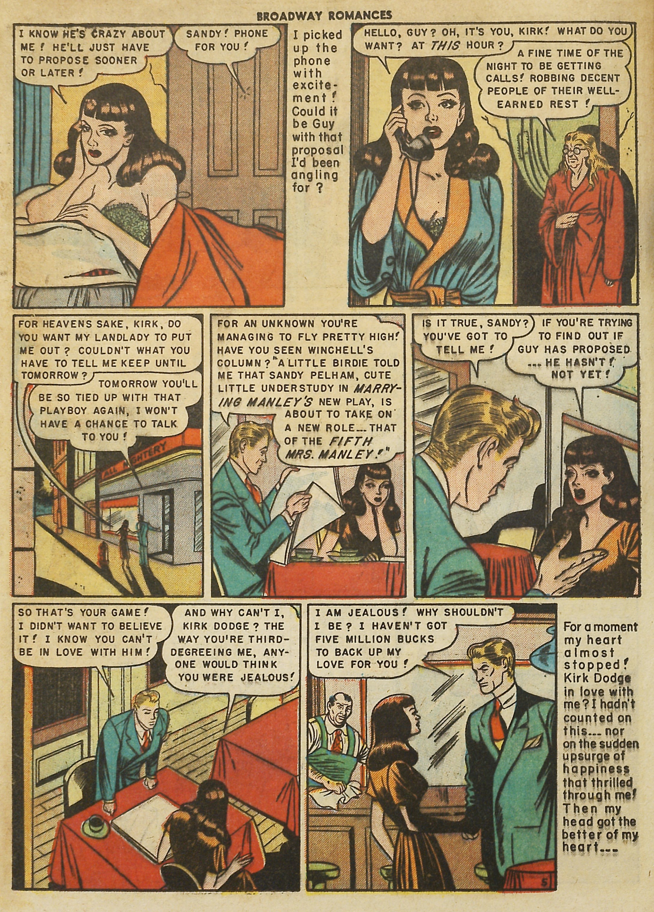 Read online Broadway Romances comic -  Issue #5 - 16
