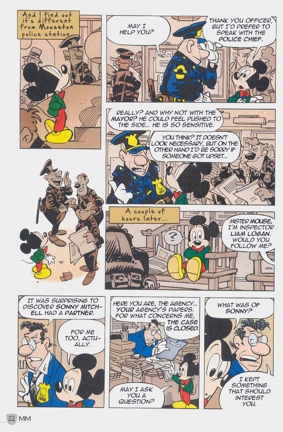 Read online Mickey Mouse Mystery Magazine comic -  Issue #0 - 22