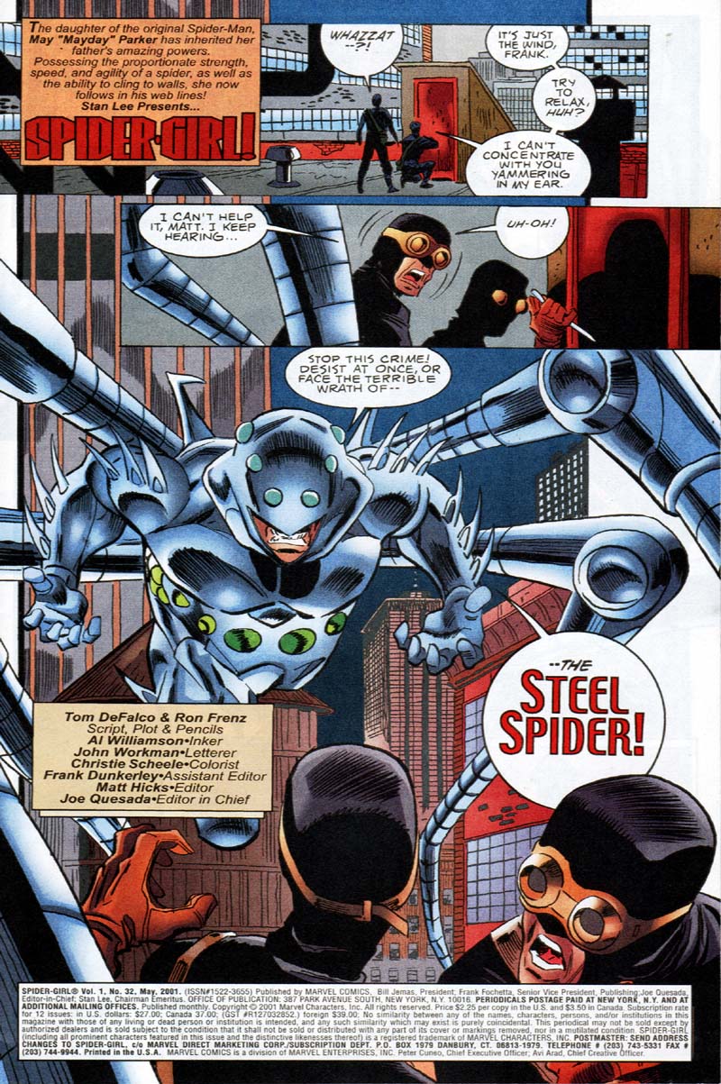 Read online Spider-Girl (1998) comic -  Issue #32 - 2