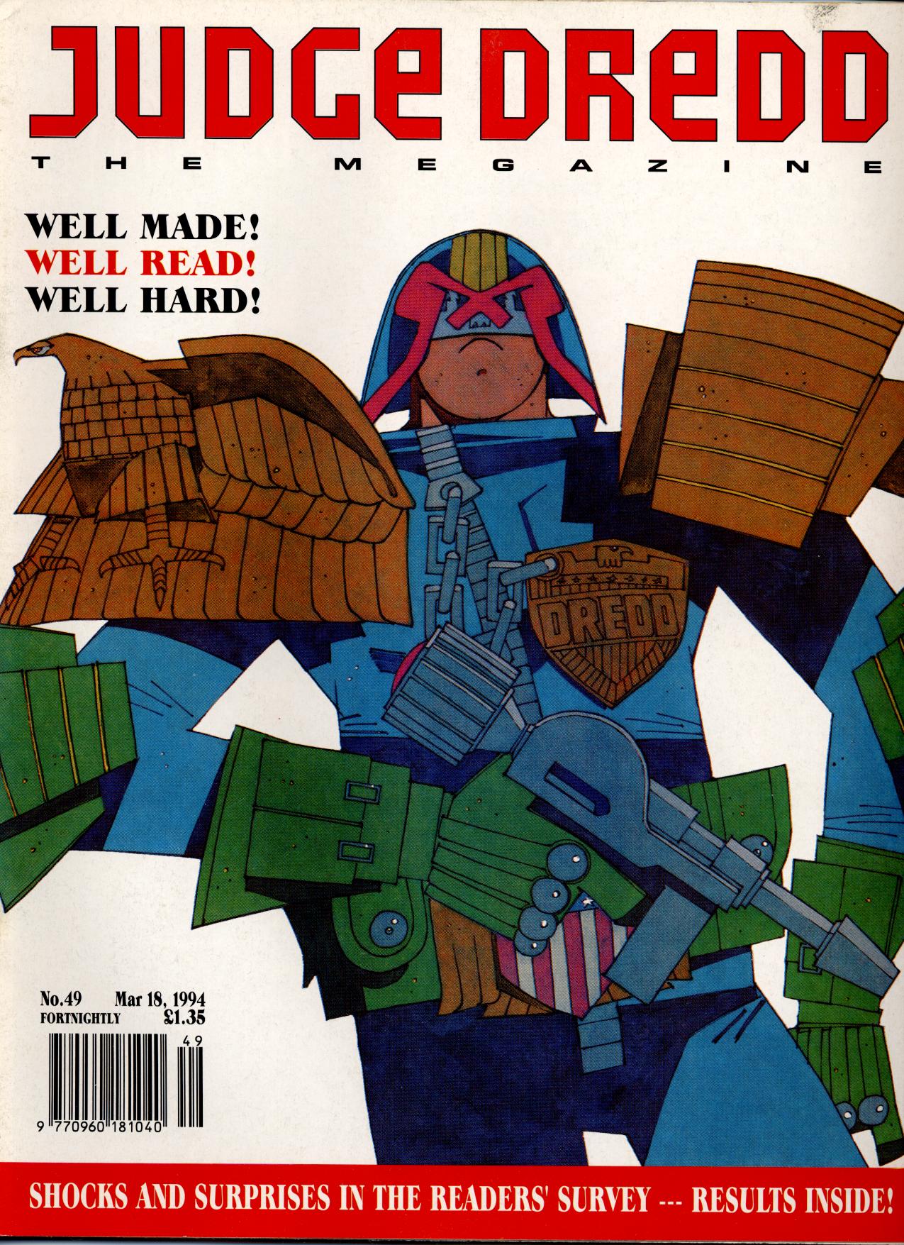 Read online Judge Dredd: The Megazine (vol. 2) comic -  Issue #49 - 1