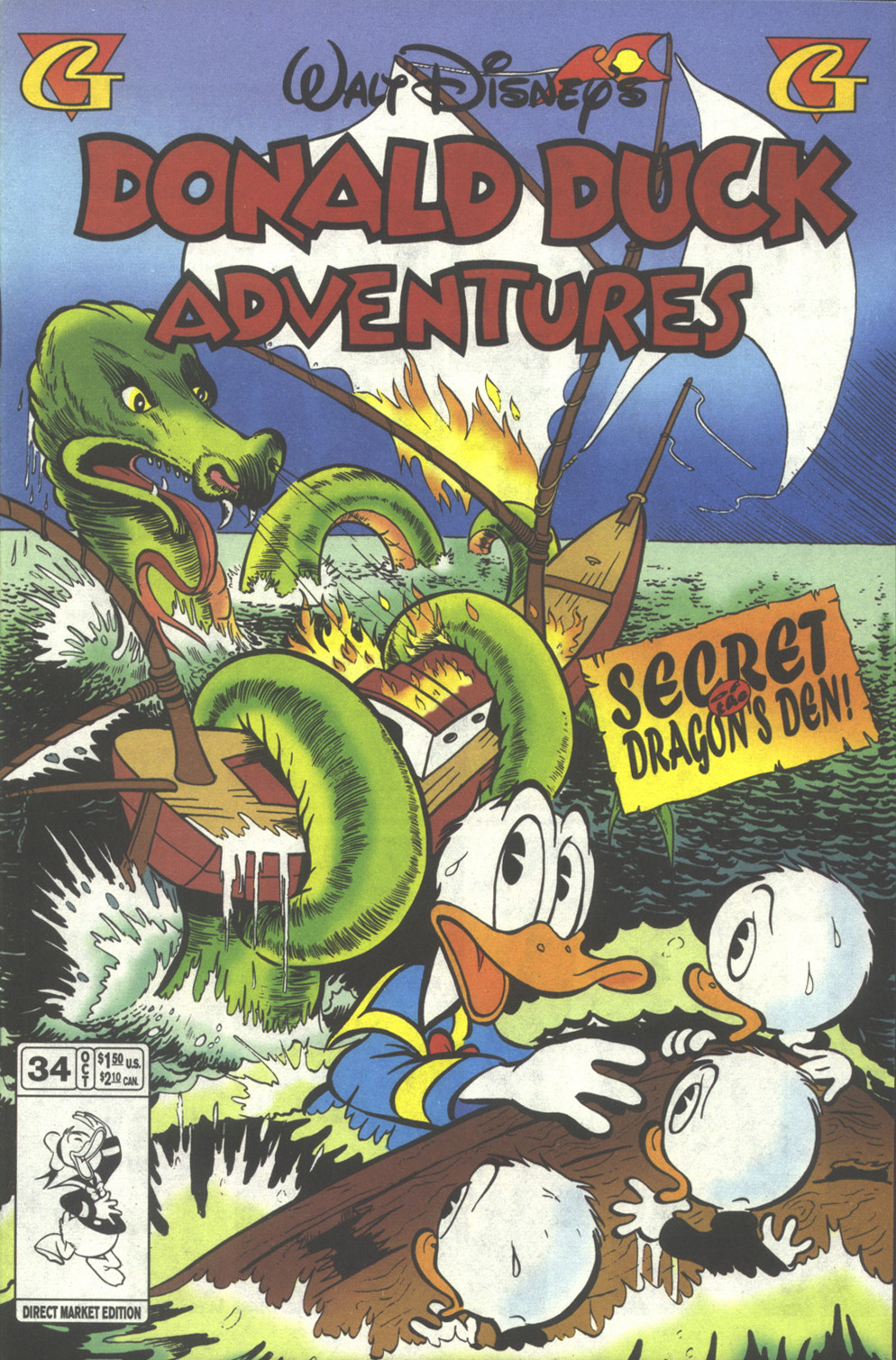 Read online Walt Disney's Donald Duck Adventures (1987) comic -  Issue #34 - 1