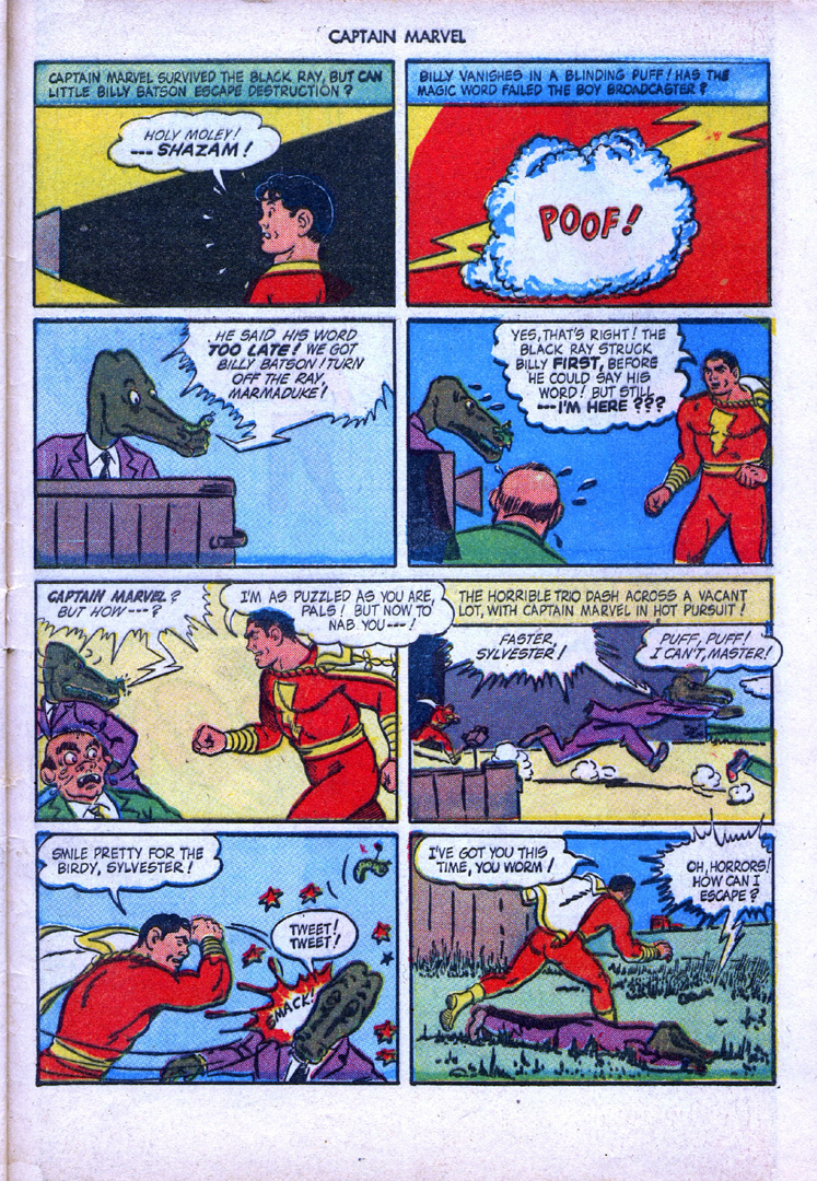 Read online Captain Marvel Adventures comic -  Issue #40 - 45