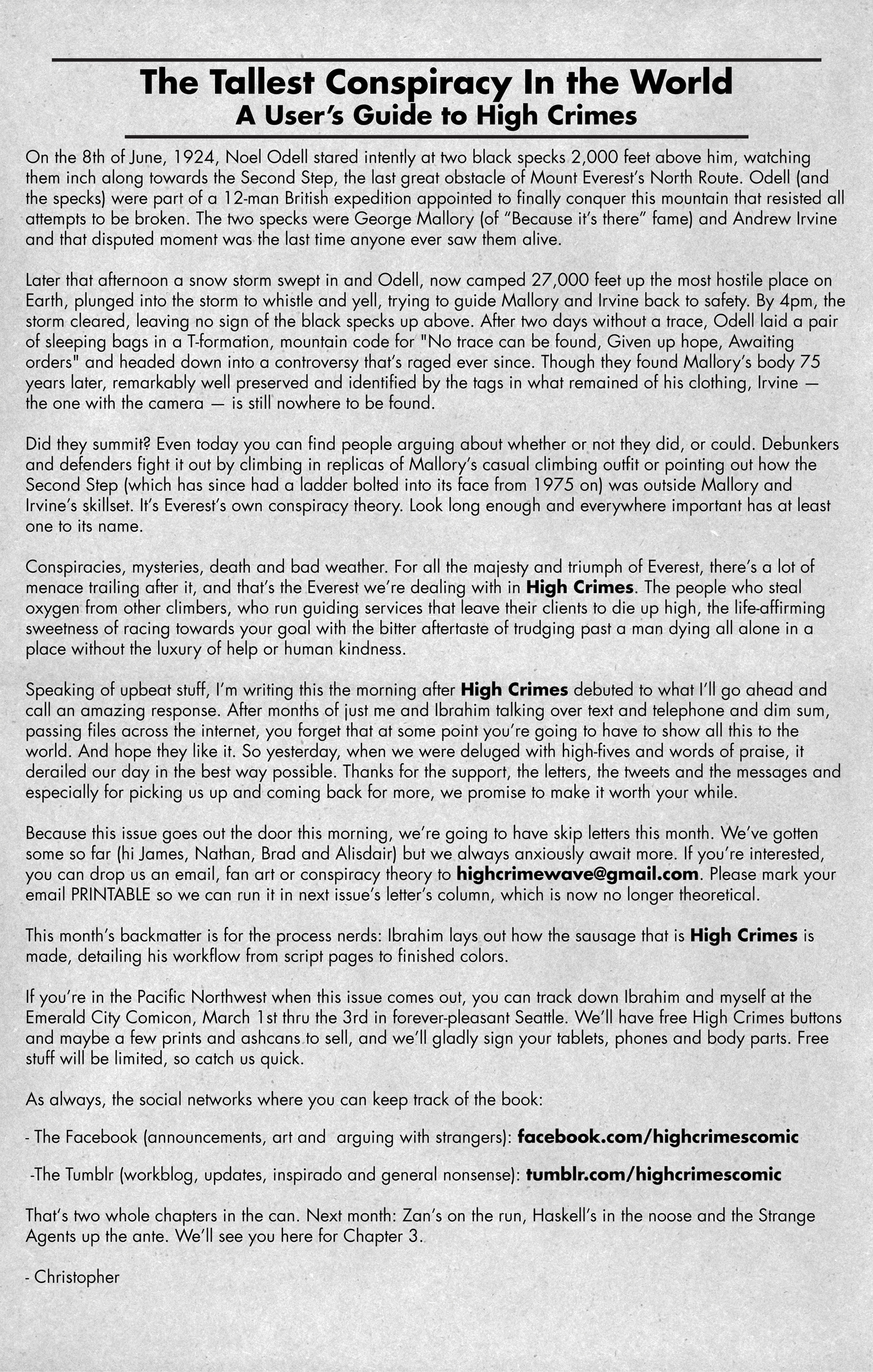 Read online High Crimes comic -  Issue #2 - 16