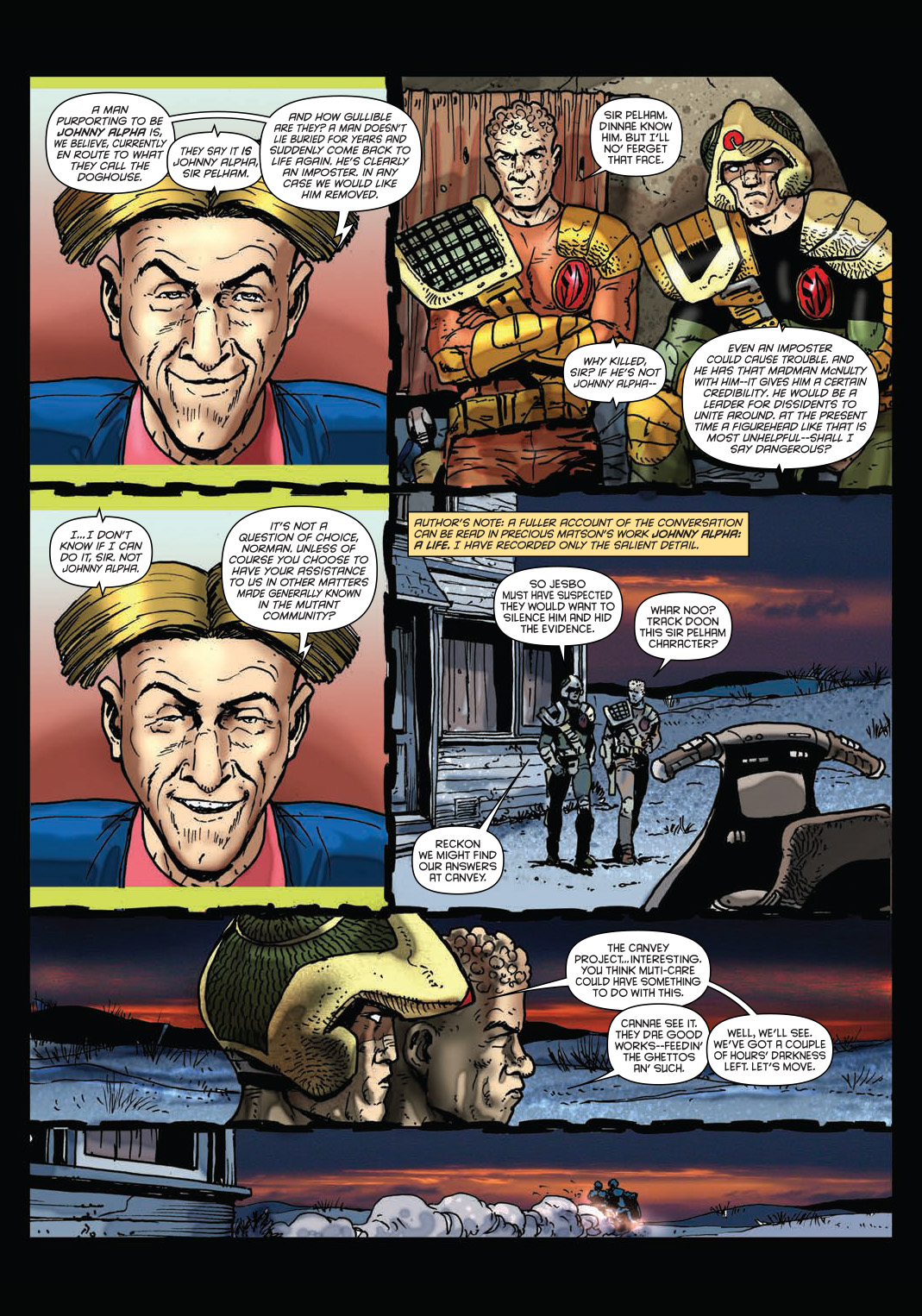 Read online Strontium Dog: The Life and Death of Johnny Alpha: The Project comic -  Issue # TPB - 113