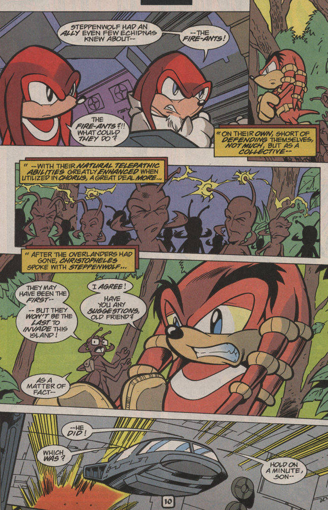 Read online Knuckles the Echidna comic -  Issue #25 - 14