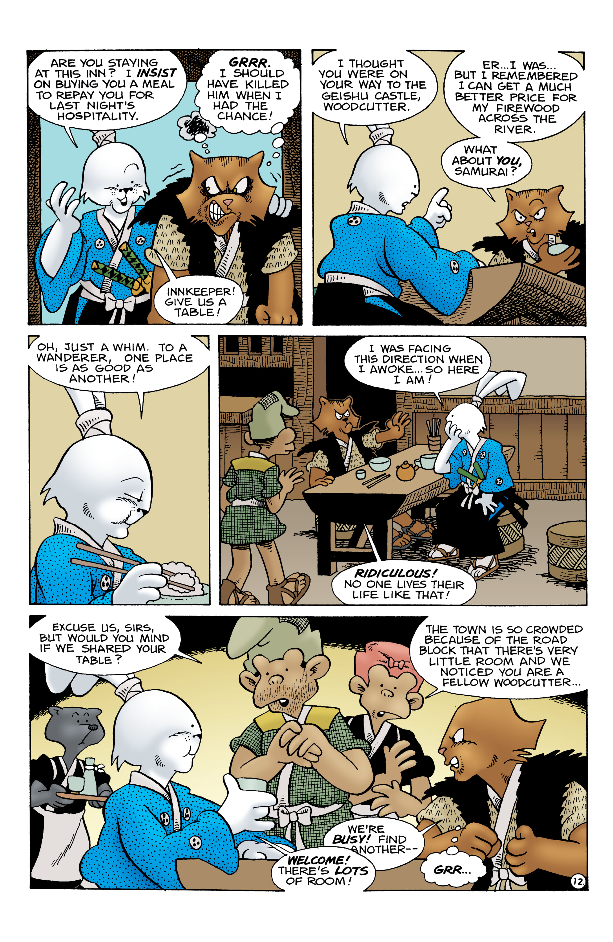 Read online Usagi Yojimbo: Wanderer’s Road comic -  Issue #6 - 14