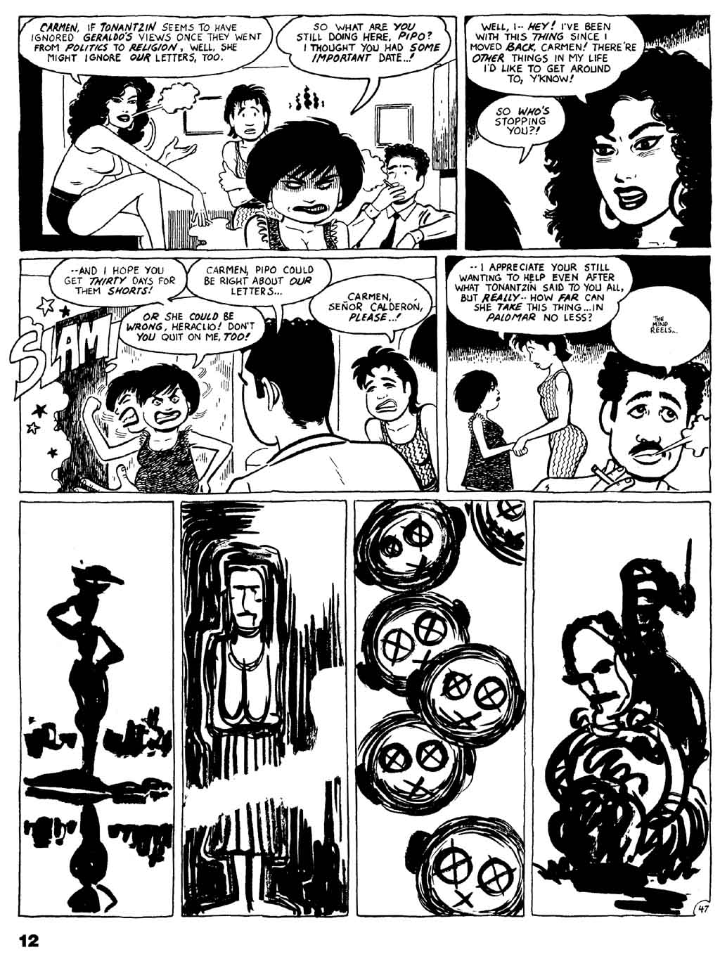 Read online Love and Rockets (1982) comic -  Issue #24 - 14