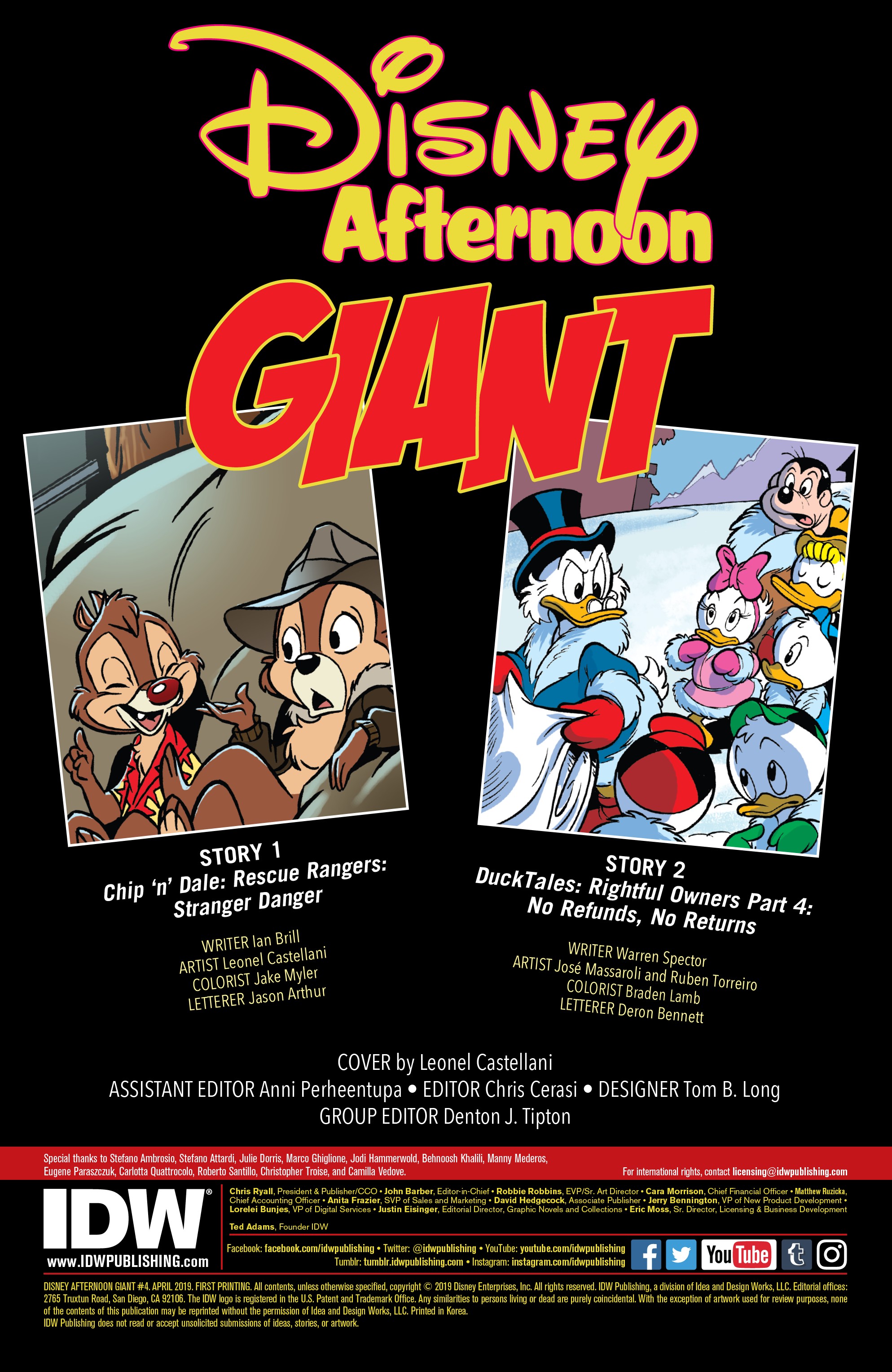 Read online Disney Afternoon Giant comic -  Issue #4 - 2