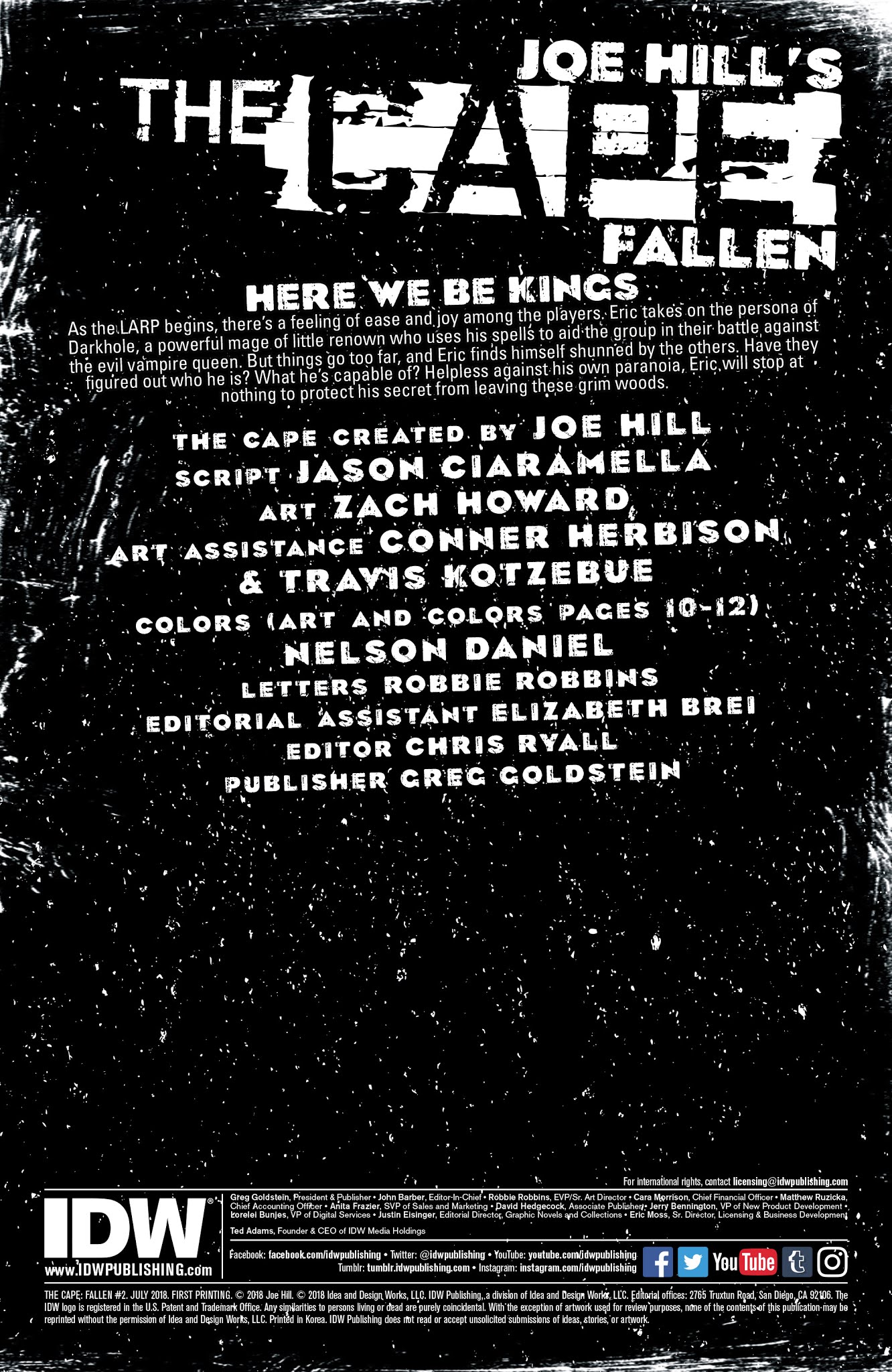 Read online The Cape: Fallen comic -  Issue #2 - 2