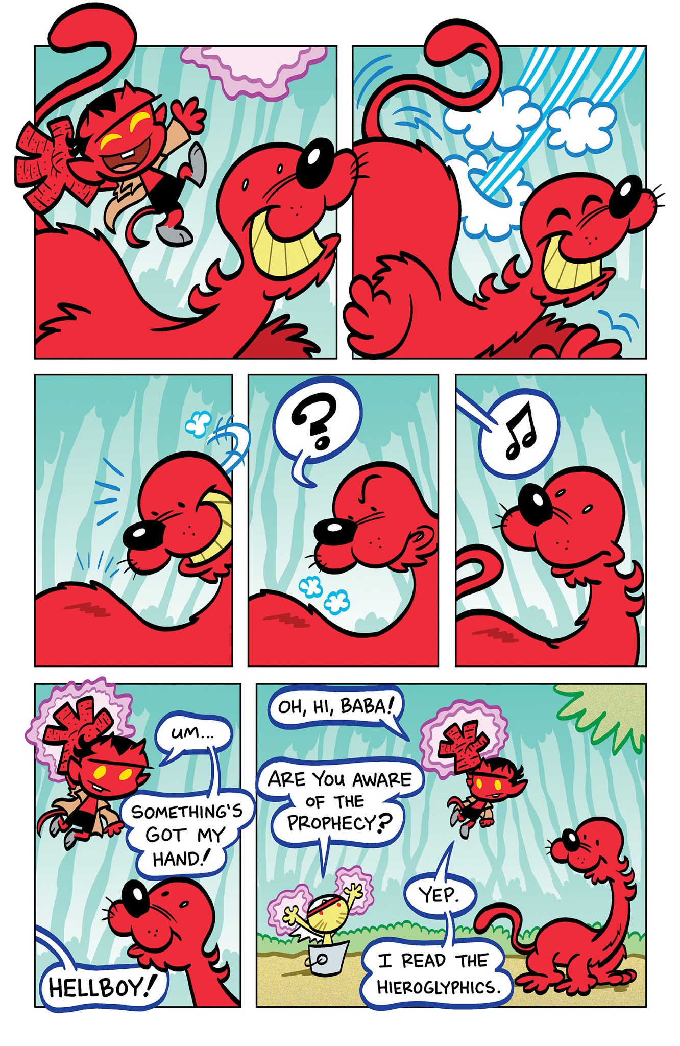 Read online Itty Bitty Hellboy: The Search for the Were-Jaguar! comic -  Issue #2 - 17