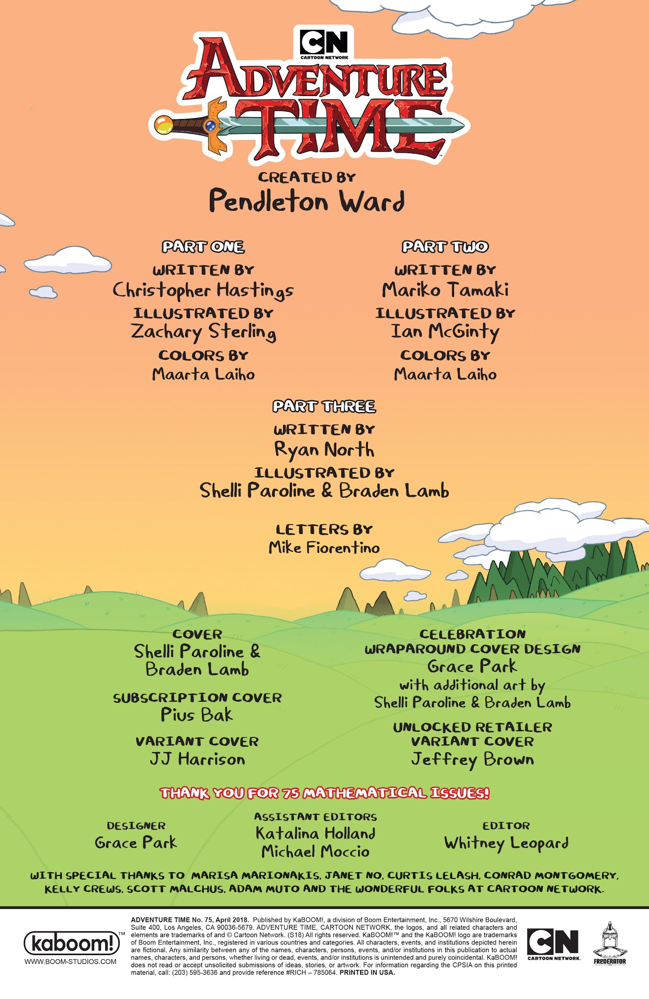 Read online Adventure Time comic -  Issue #75 - 2