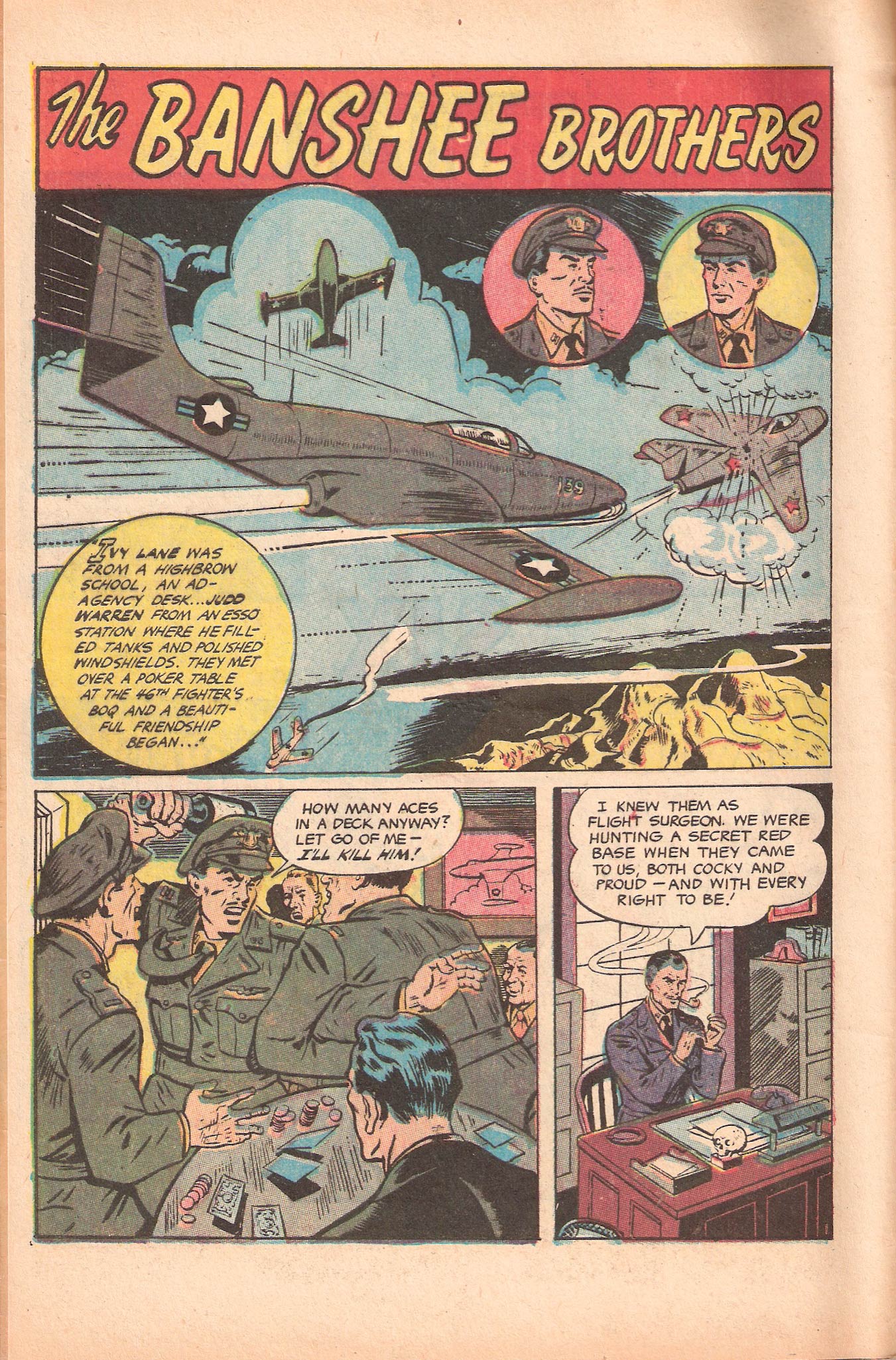 Read online War Birds (1952) comic -  Issue #1 - 4