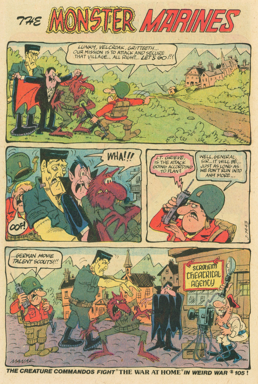 Read online Weird War Tales (1971) comic -  Issue #104 - 24