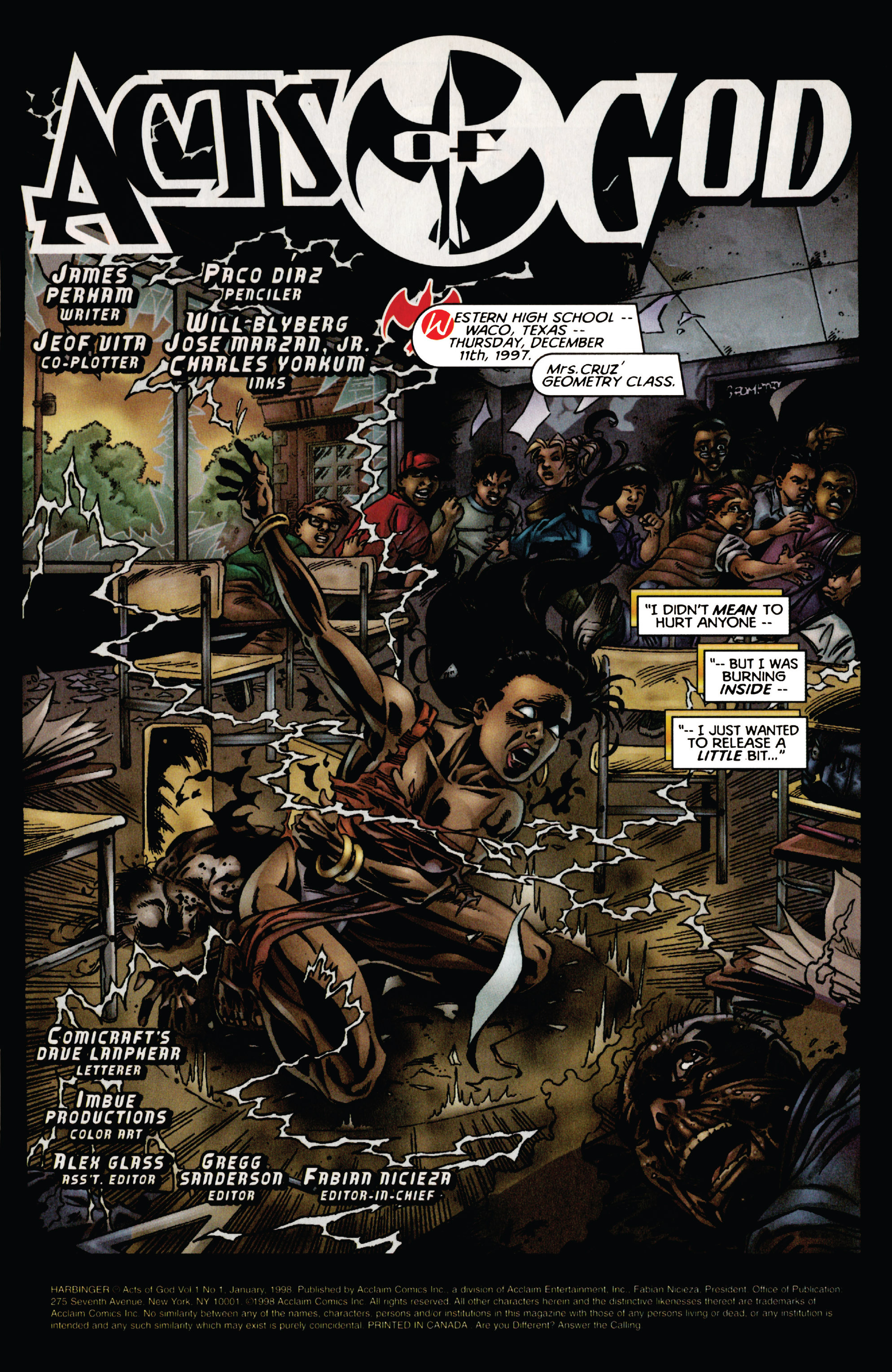 Read online Harbinger: Acts of God comic -  Issue # Full - 3